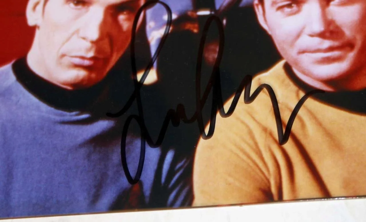 Shatner, Nimoy, Kelley, Nichols — STAR TREK Cast Signed 8x10 Photo SHATNER NIMOY KELLEY NICHOLS Autograph COA, изображение 3