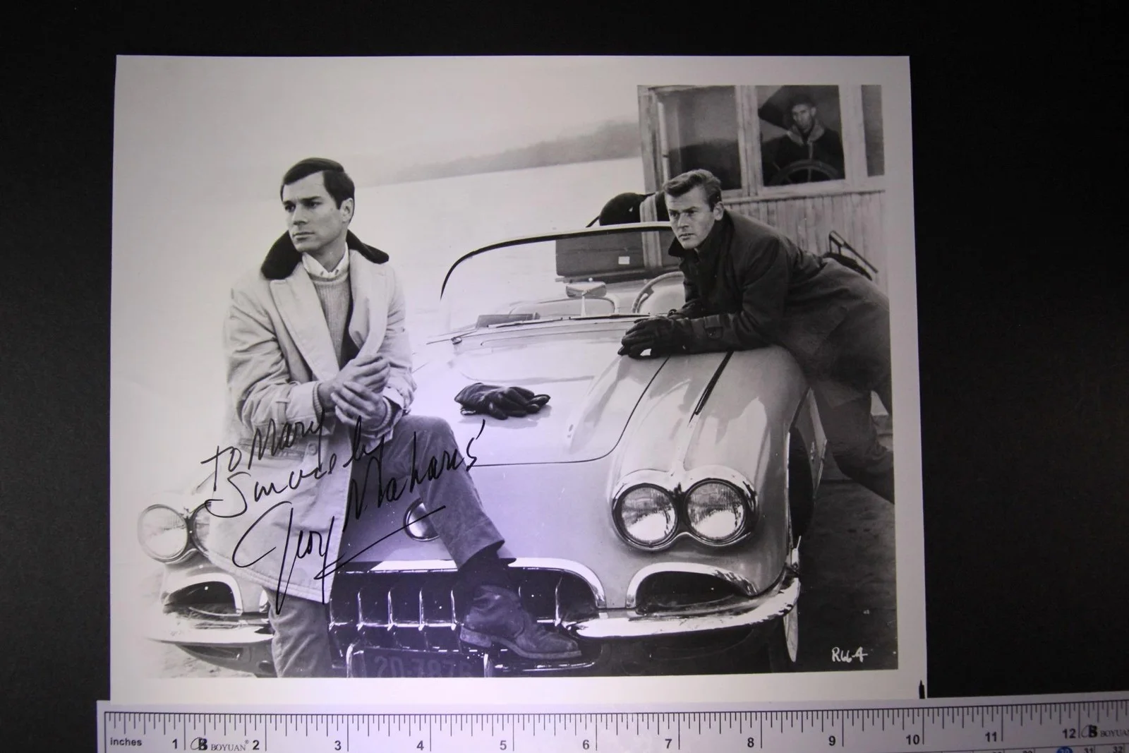 George Maharis — GEORGE MAHARIS (1928-2023) (ROUTE 66) AUTOGRAPH PHOTO & 1991 TLS Letter~