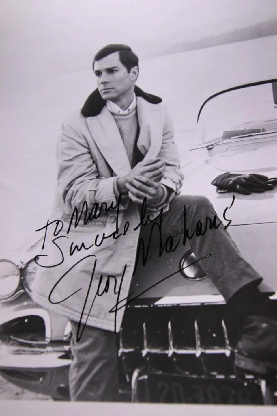 George Maharis — GEORGE MAHARIS (1928-2023) (ROUTE 66) AUTOGRAPH PHOTO & 1991 TLS Letter~, изображение 2