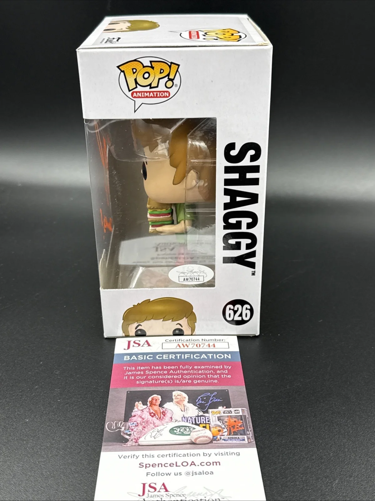 Matthew Lillard — FUNKO POP! Matthew Lillard Shaggy #150 Signed Autograph INSCRIBED JSA COA Zoinks, изображение 4