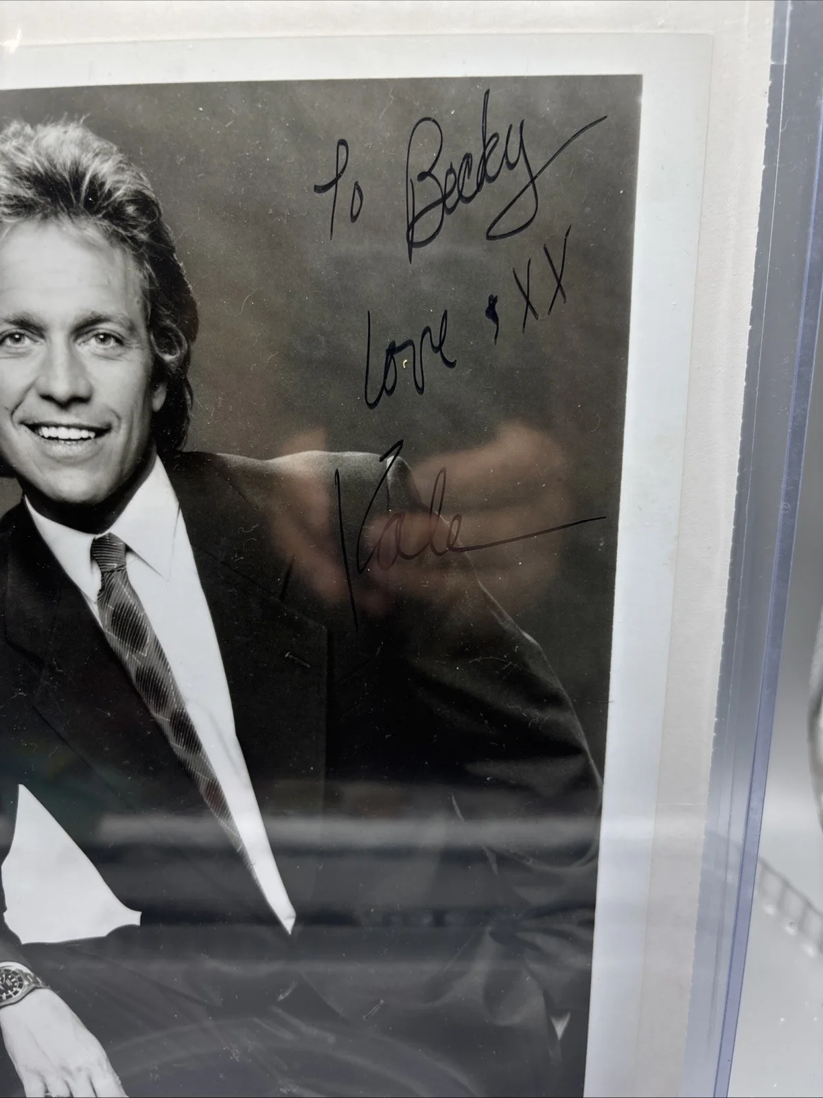 Kale Browne — Kale Browne Michael Hudson Another World Soap Opera Star Autograph Plus Letter, image 3