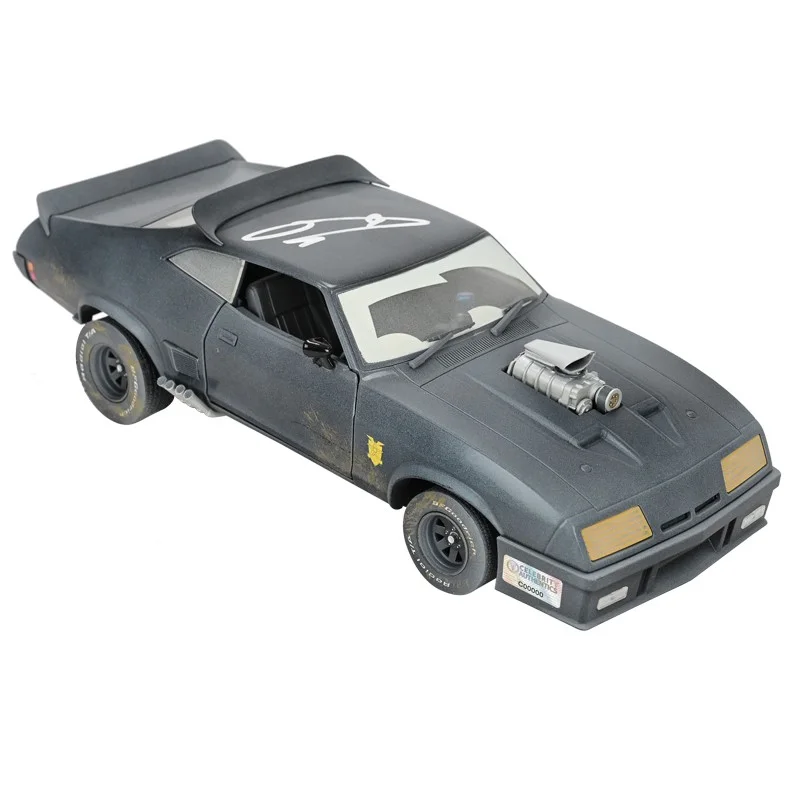 Tom Hardy — Tom Hardy Autographed Mad Max 1:18 Die-Cast V8 Interceptor 1973 Ford Falcon XB