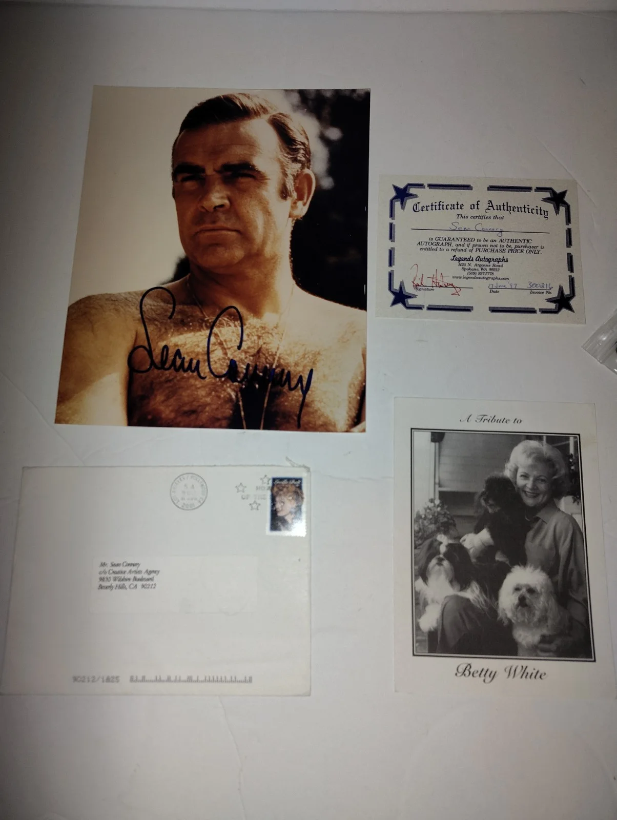 Sean Connery — Rare Shirtless SEAN CONNERY JAMES BOND OO7 8X10 AUTOGRAPHED PHOTO COA & Bonus, изображение 2