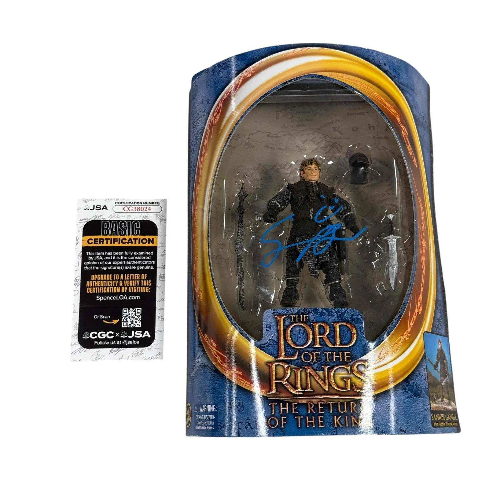 Sean Astin Lord Of The Rings Autographed Signed Figure JSA COA, image 4
