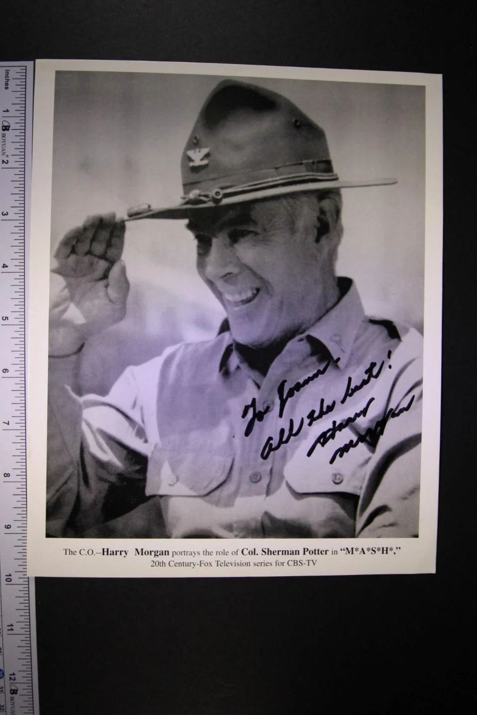 Harry Morgan — HARRY MORGAN (1915-2011) (MASH~DRAGNET~AFTERMASH) AUTOGRAPH PHOTO~