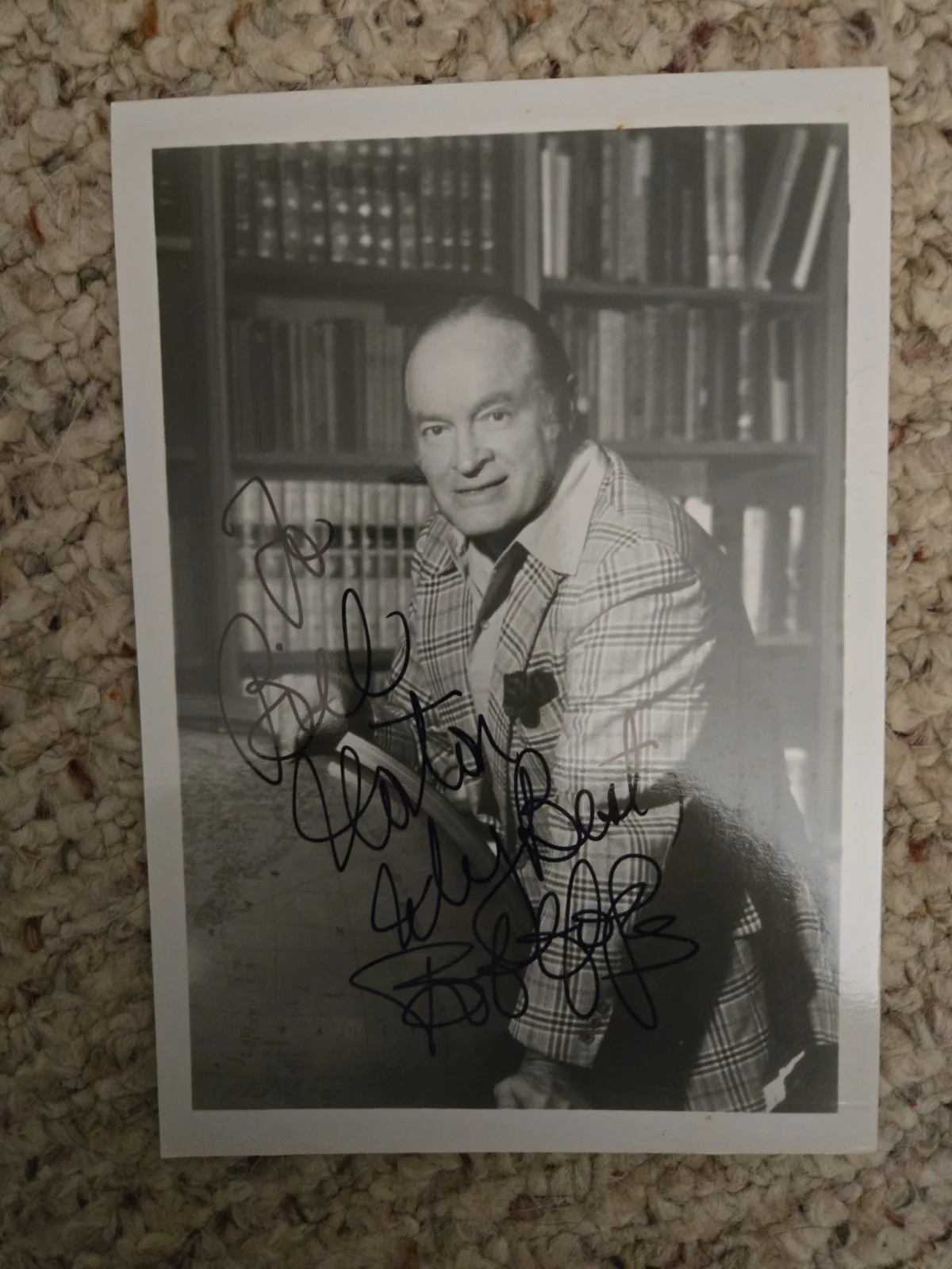 bob hope — Bob Hope Film-Stage-TV ' Signed 5x7 Signed Photo