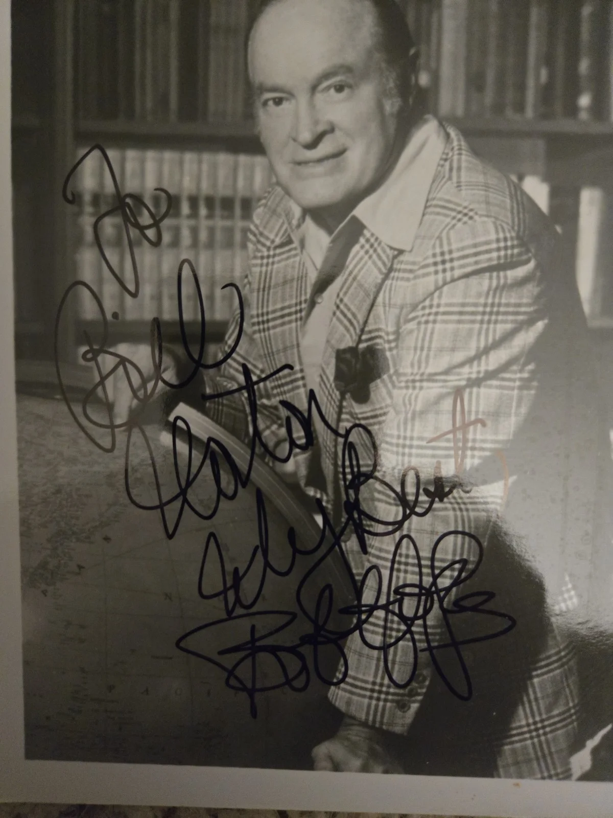 bob hope — Bob Hope Film-Stage-TV ' Signed 5x7 Signed Photo, изображение 2