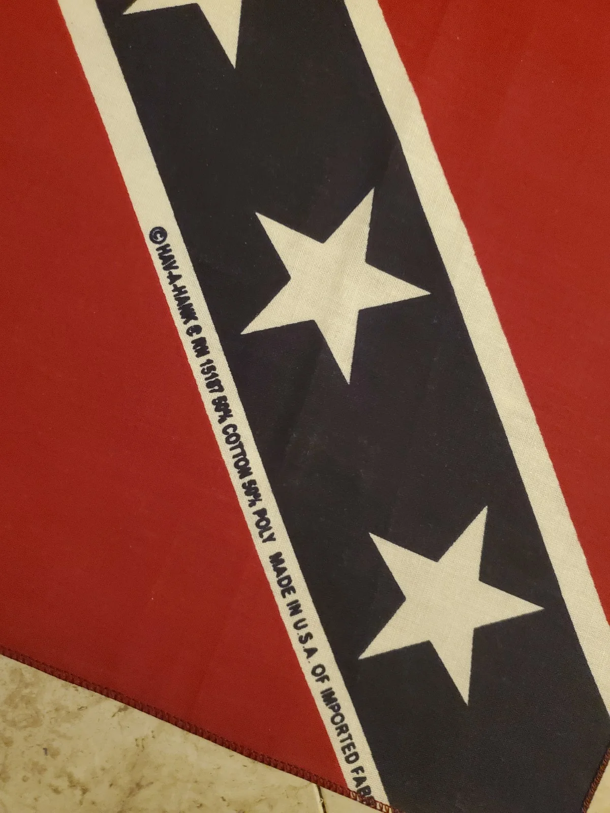 Sammy Hagar Signed Bandana, image 3