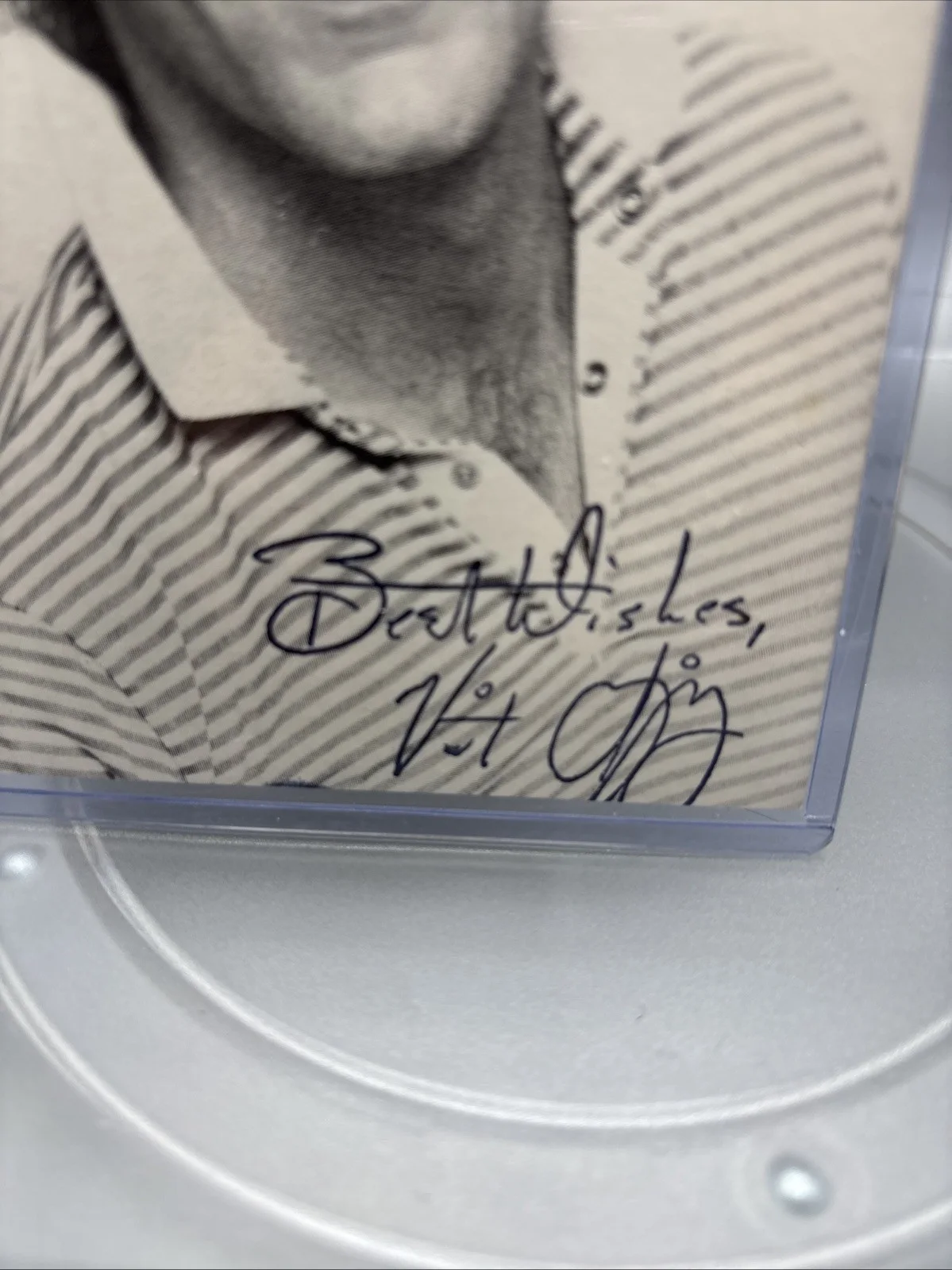 Vincent Irizarry — Vincent Irizarry Lujack Guiding Light Soap Opera Star Autograph Signed Vintage, image 3
