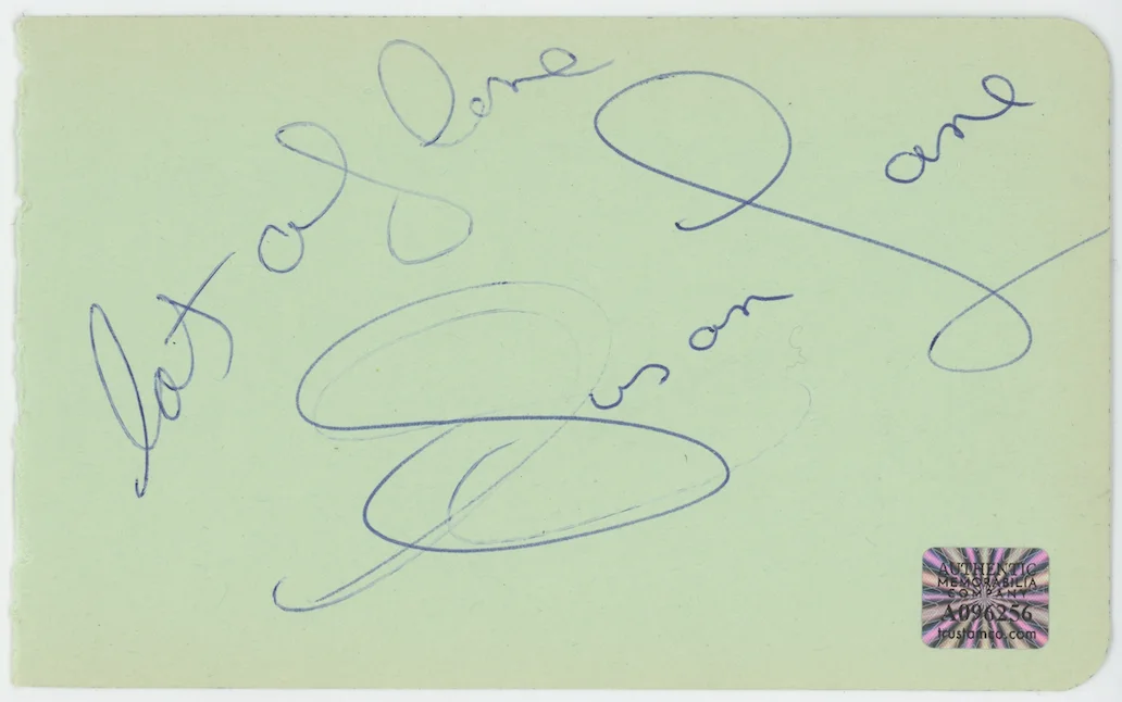 John Laurie Dad's Army Autographed Signed Album Page AMCo COA, изображение 2