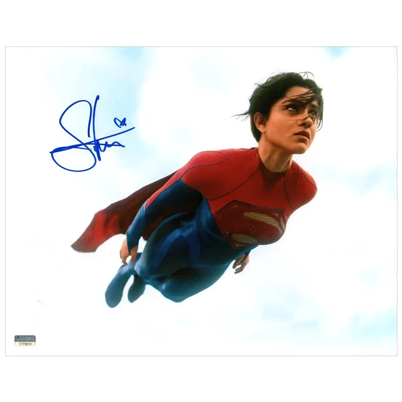 Sasha Calle — Sasha Calle Autographed 2023 The Flash Supergirl 11x14 Scene Photo