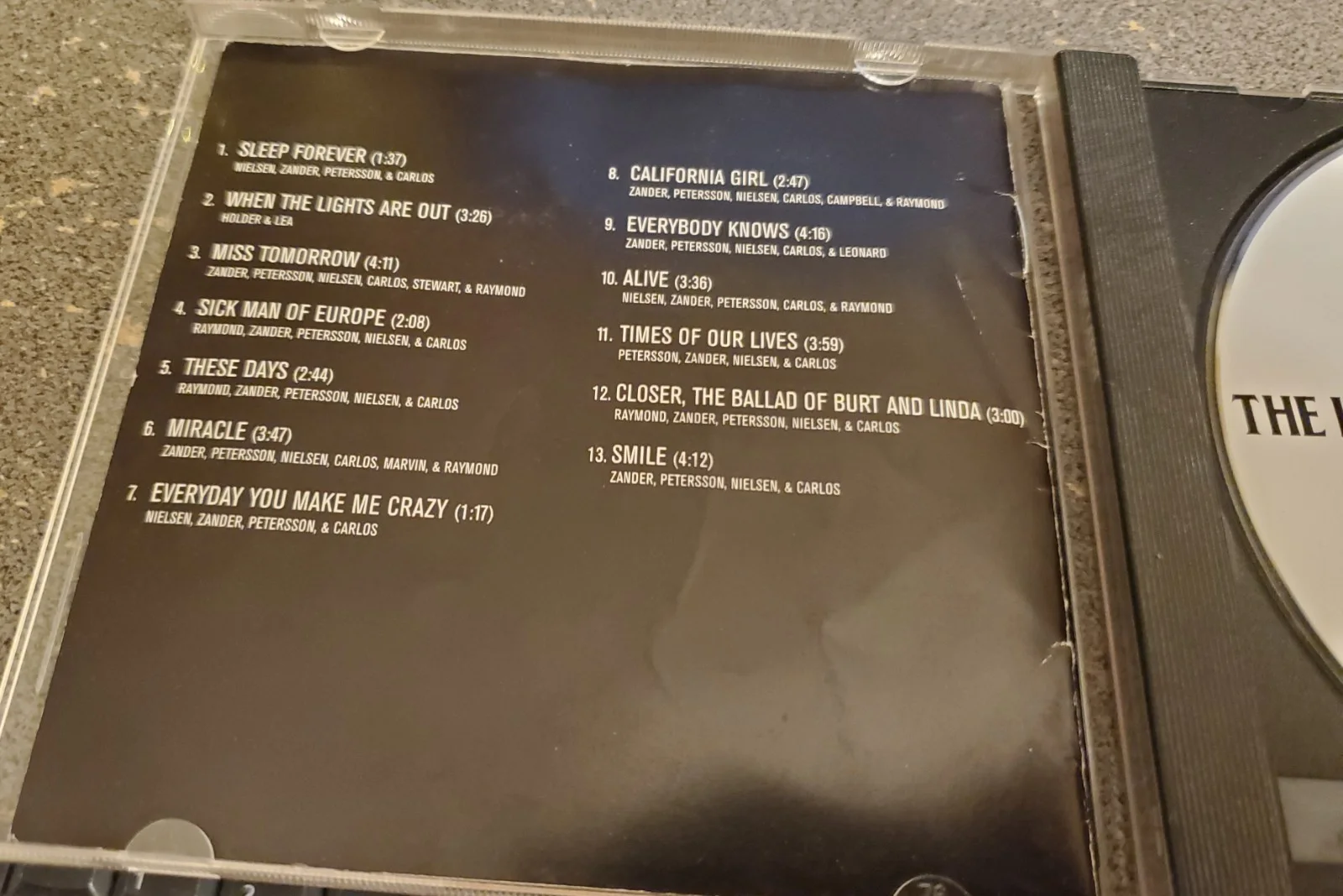 Robin Zander Cheap Trick SIGNED CD The Latest, image 3