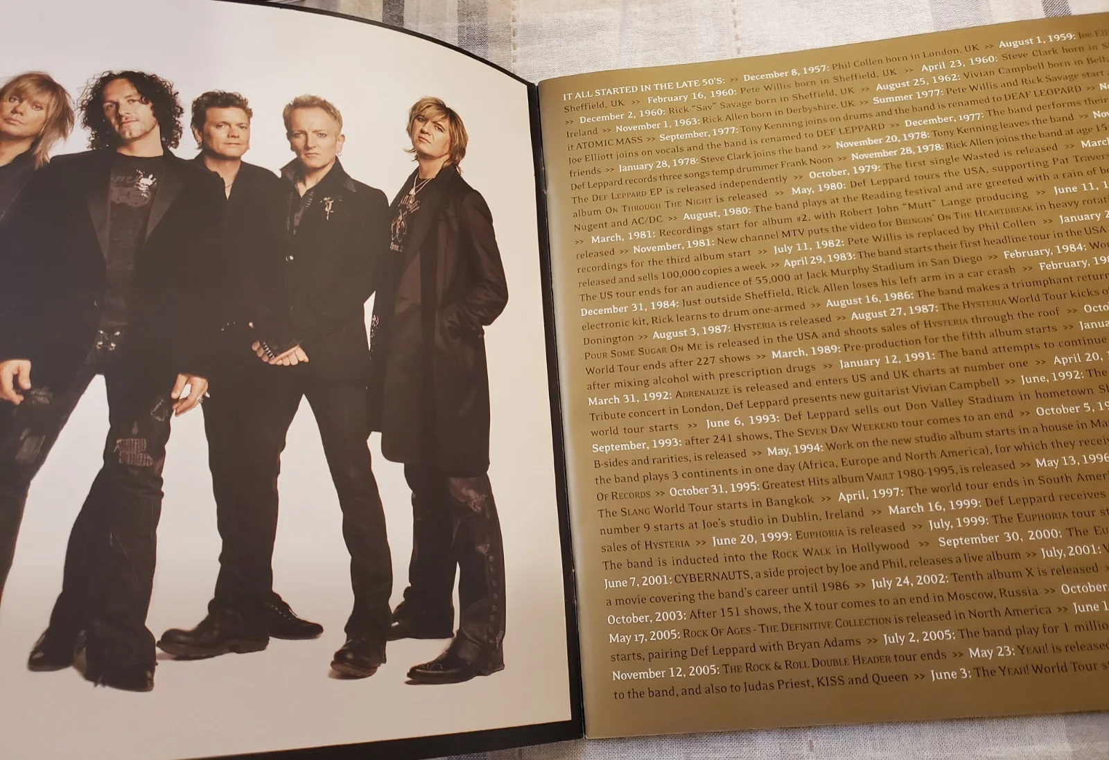 Def Leppard Rick Allen Signed Yeah 2007 Tour Concert Program, image 2