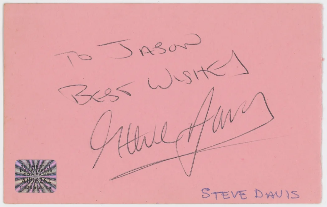 Charlton Heston Ben Hur Autographed Signed Album Page AMCo COA, image 2