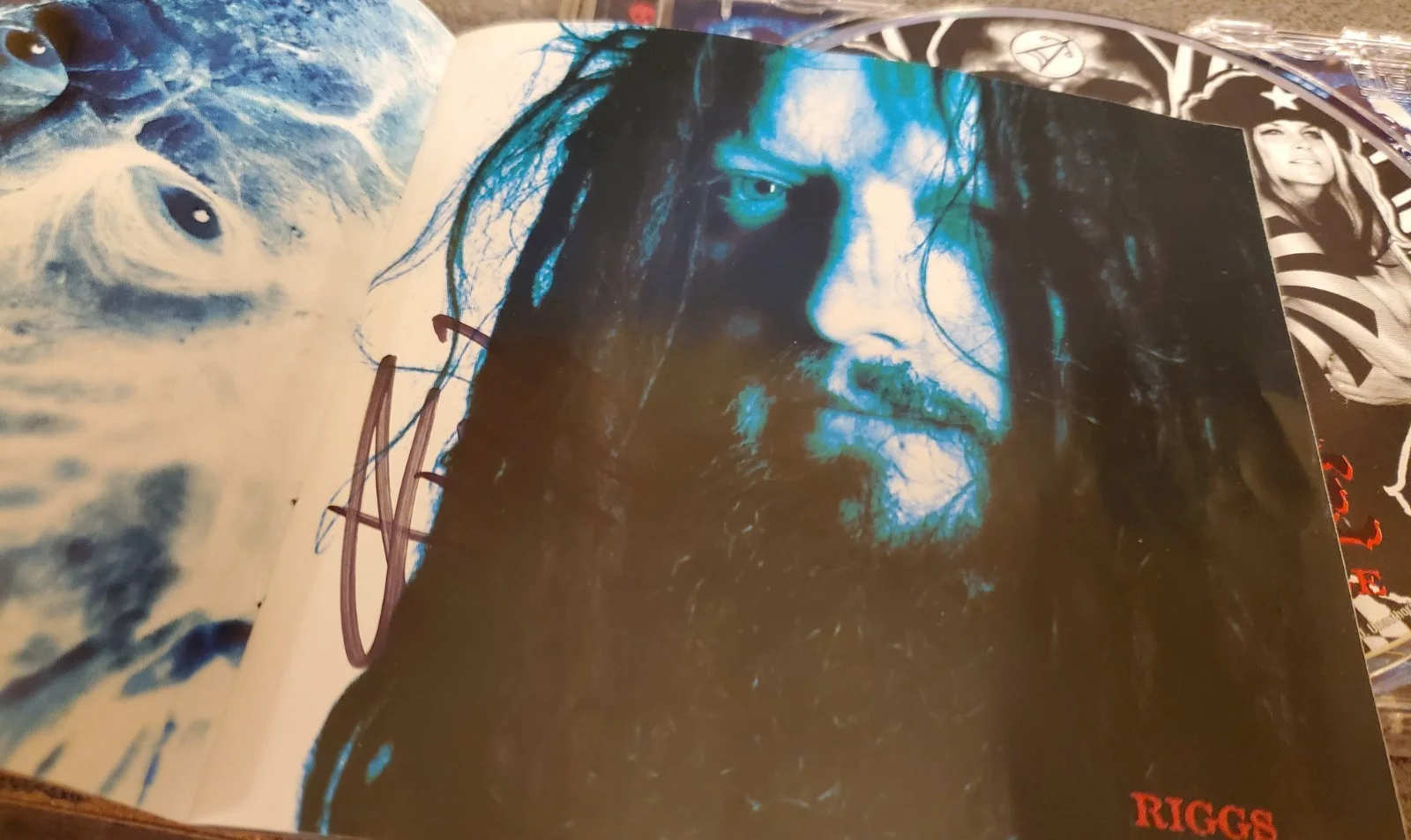 Rob Zombie John Tempesta Mike Riggs SIGNED CD The Sinister Urge, изображение 3