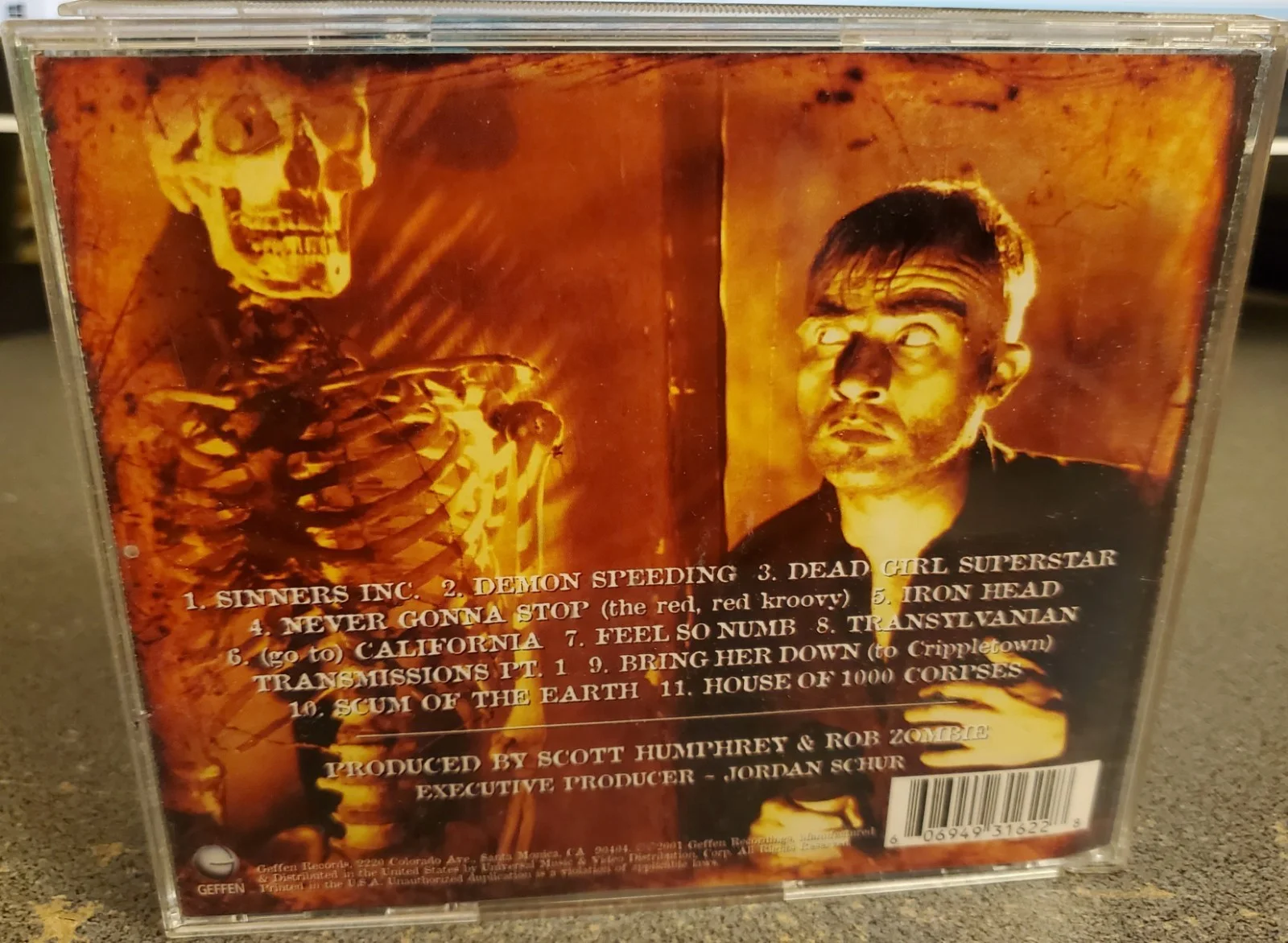Rob Zombie John Tempesta Mike Riggs SIGNED CD The Sinister Urge, изображение 5