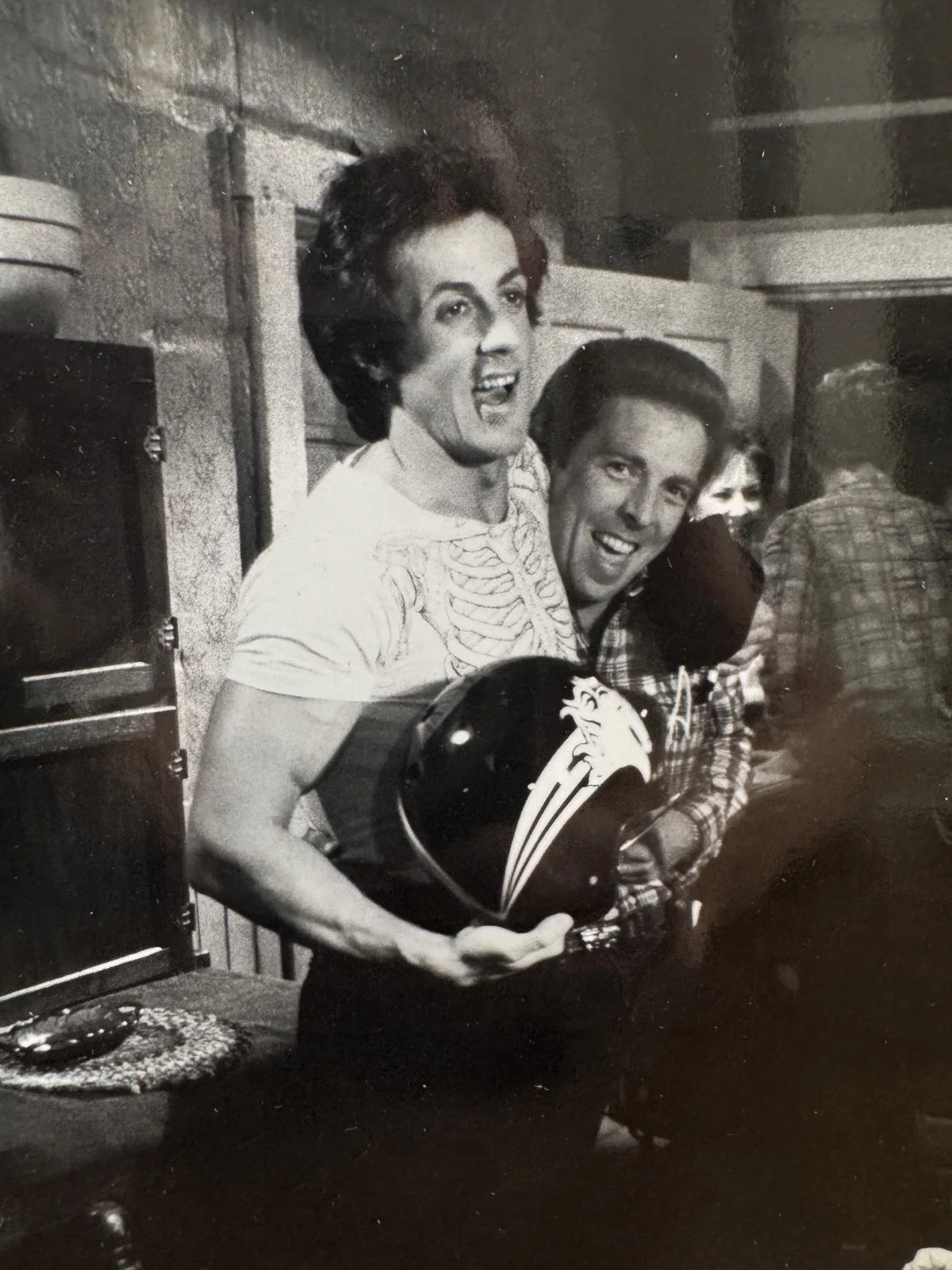 VTG SYLVESTER STALLONE DOLLY PARTON RHINESTONE BTS CANDID PHOTO KENT JOHNSON, image 3