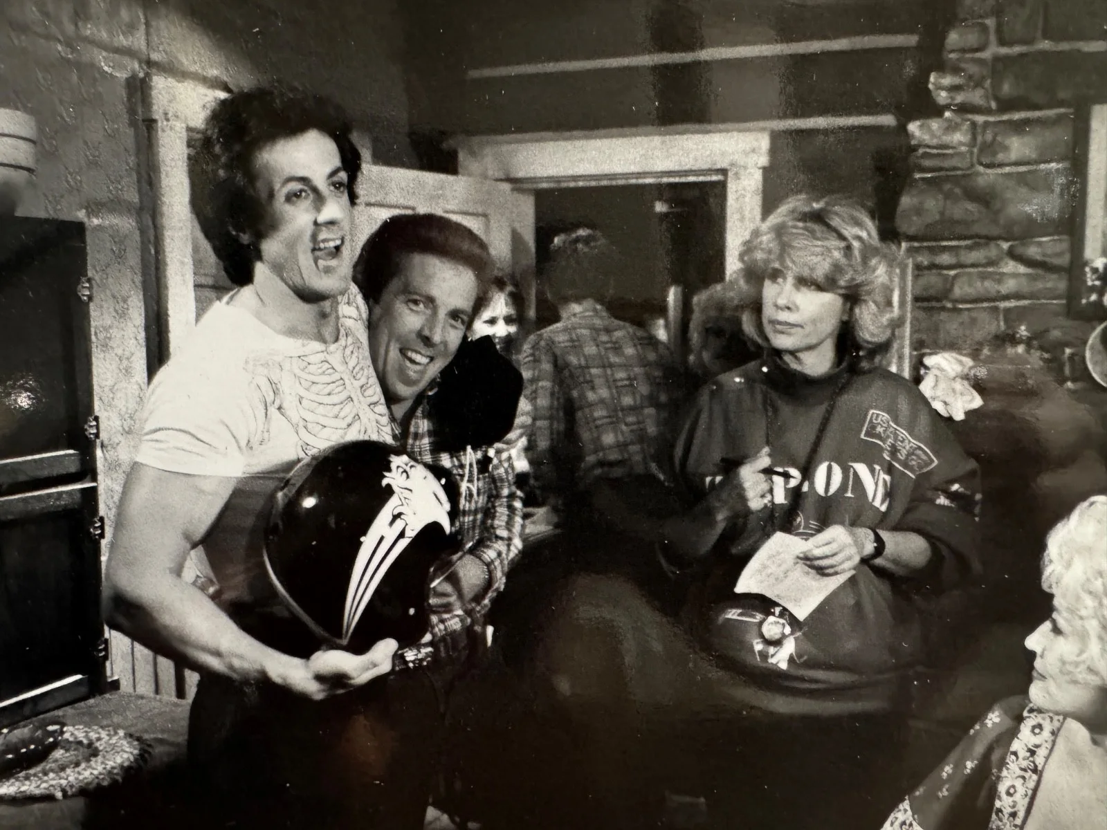 VTG SYLVESTER STALLONE DOLLY PARTON RHINESTONE BTS CANDID PHOTO KENT JOHNSON, image 4
