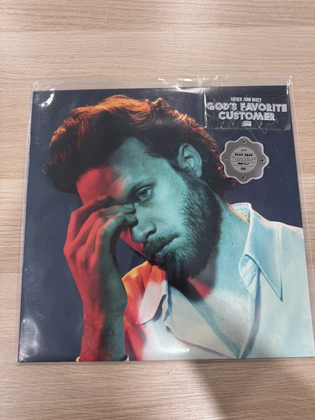 FATHER JOHN MISTY SIGNED God’s Favorite Customer VINYL LP, image 5