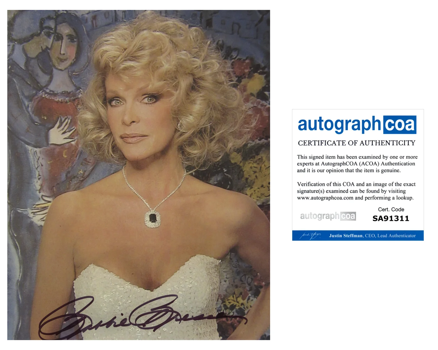 Bobbie Bresee — Bobbie Bresee signed photo 8x10 ACOA autographed Mausoleum