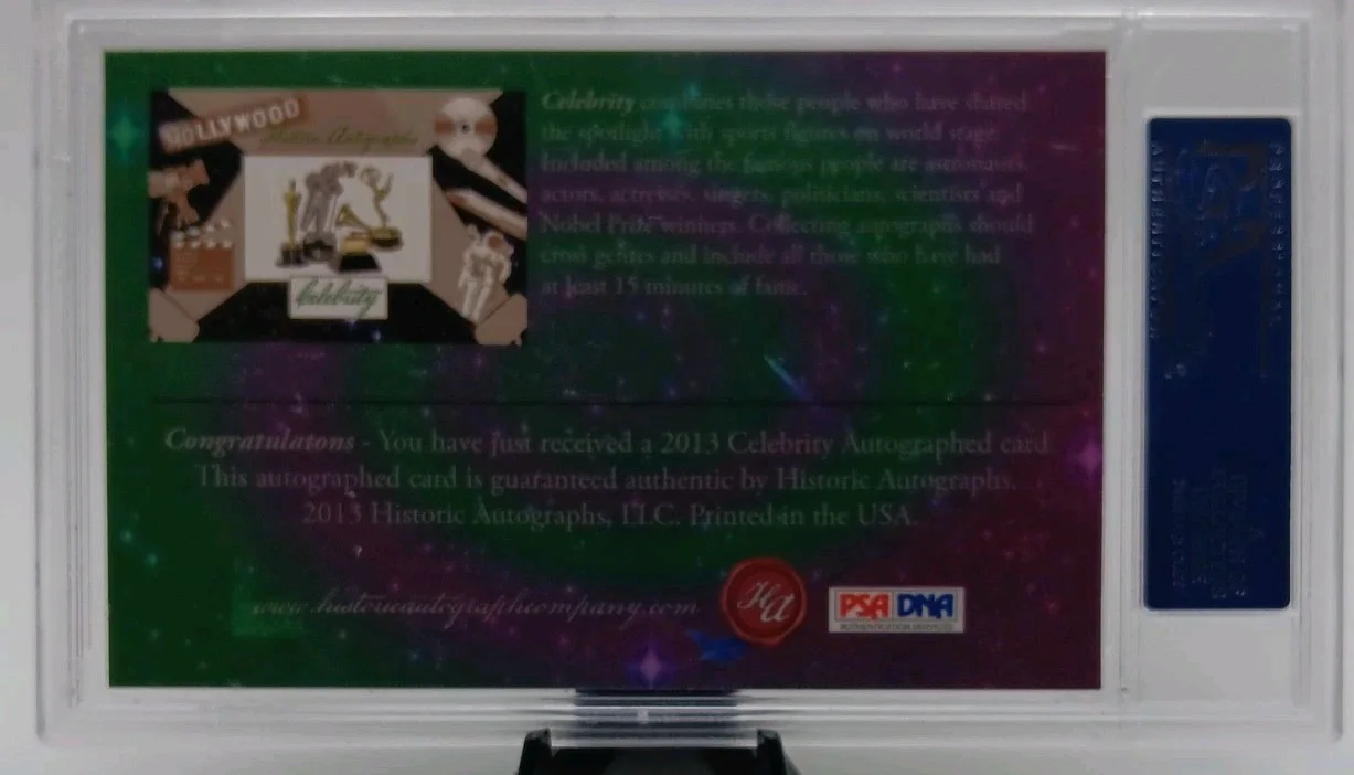 Joan Crawford — JOAN CRAWFORD HOLLYWOOD LEGEND SIGNED AUTOGRAPHED PSA DNA ENCAPSULATED 1/2, изображение 2