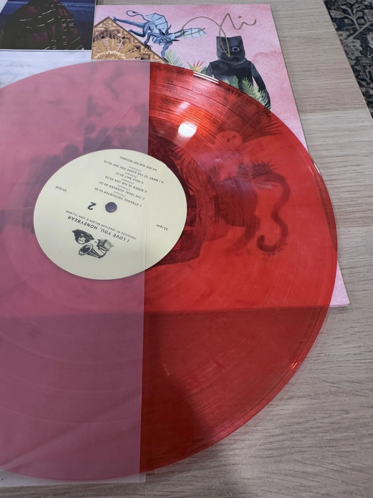 FATHER JOHN MISTY SIGNED I Love You, Honeybear VINYL LP, изображение 3