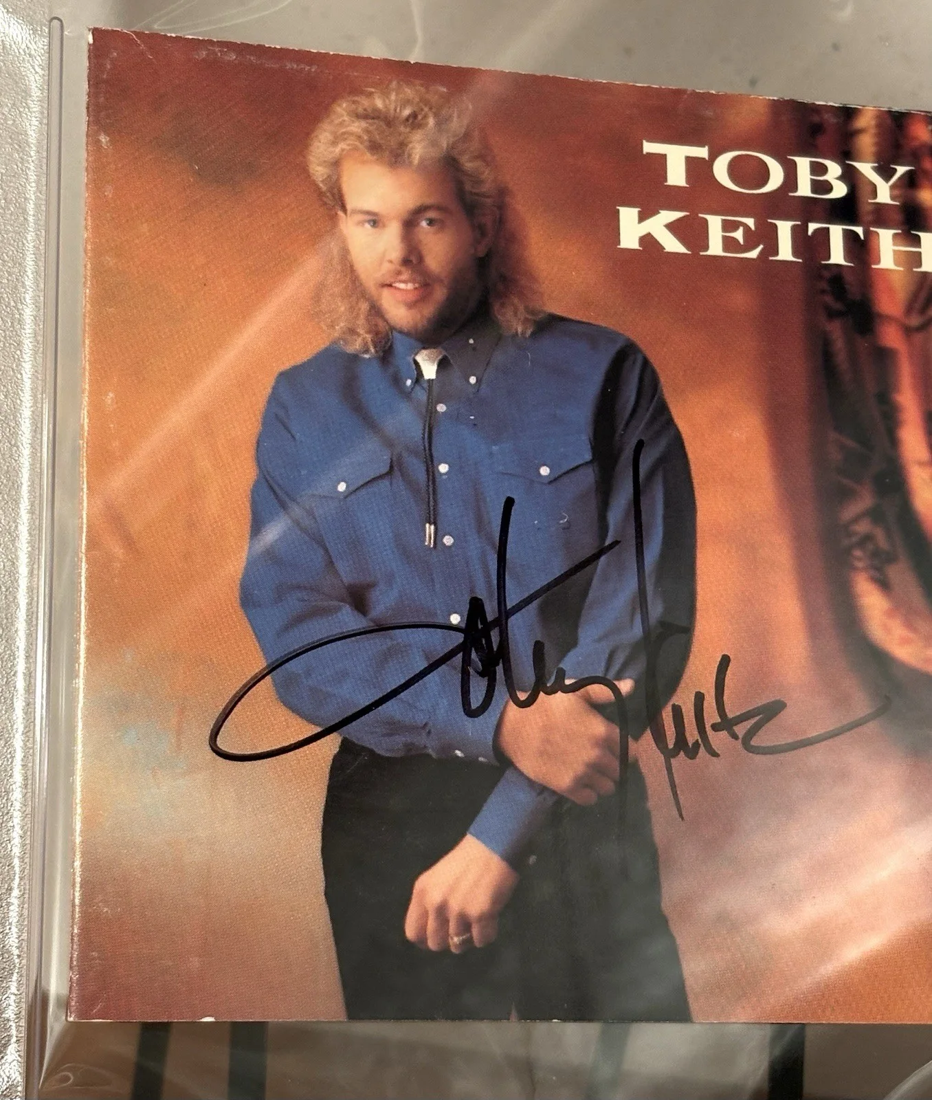 TOBY KEITH SIGNED PSA/DNA AUTHENTIC SLABBED CD Self Titled, image 2