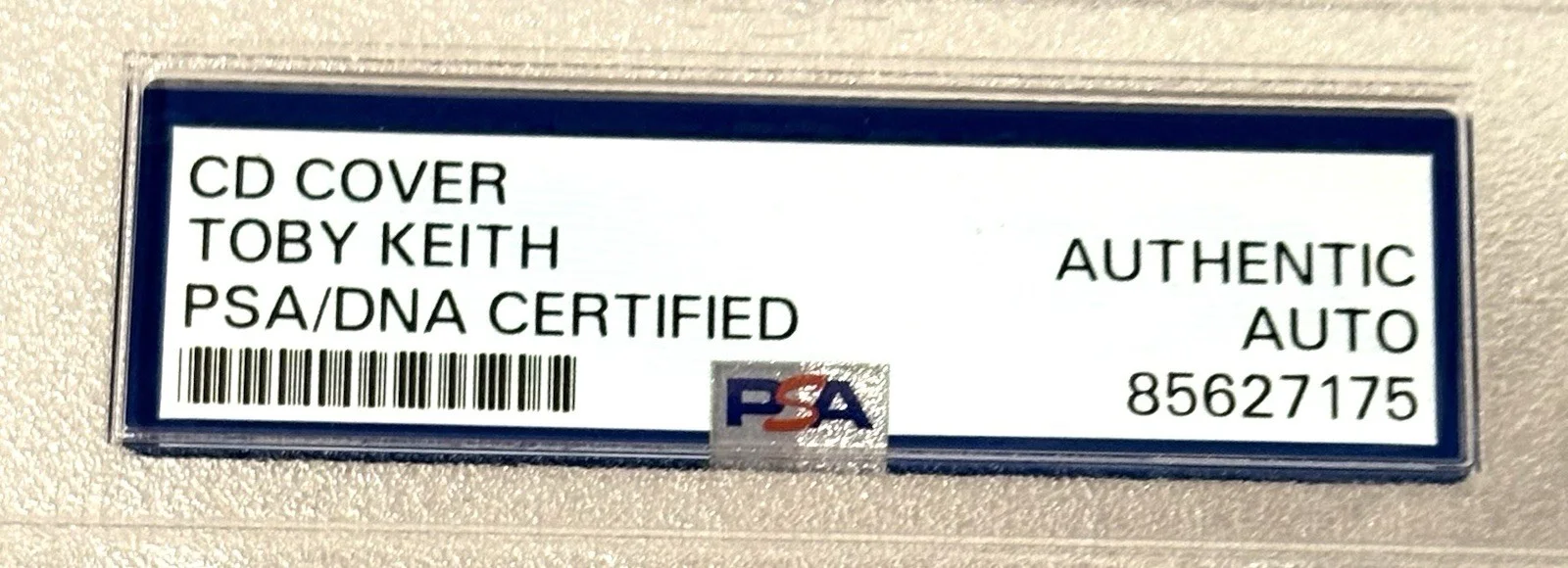 TOBY KEITH SIGNED PSA/DNA AUTHENTIC SLABBED CD Self Titled, image 3