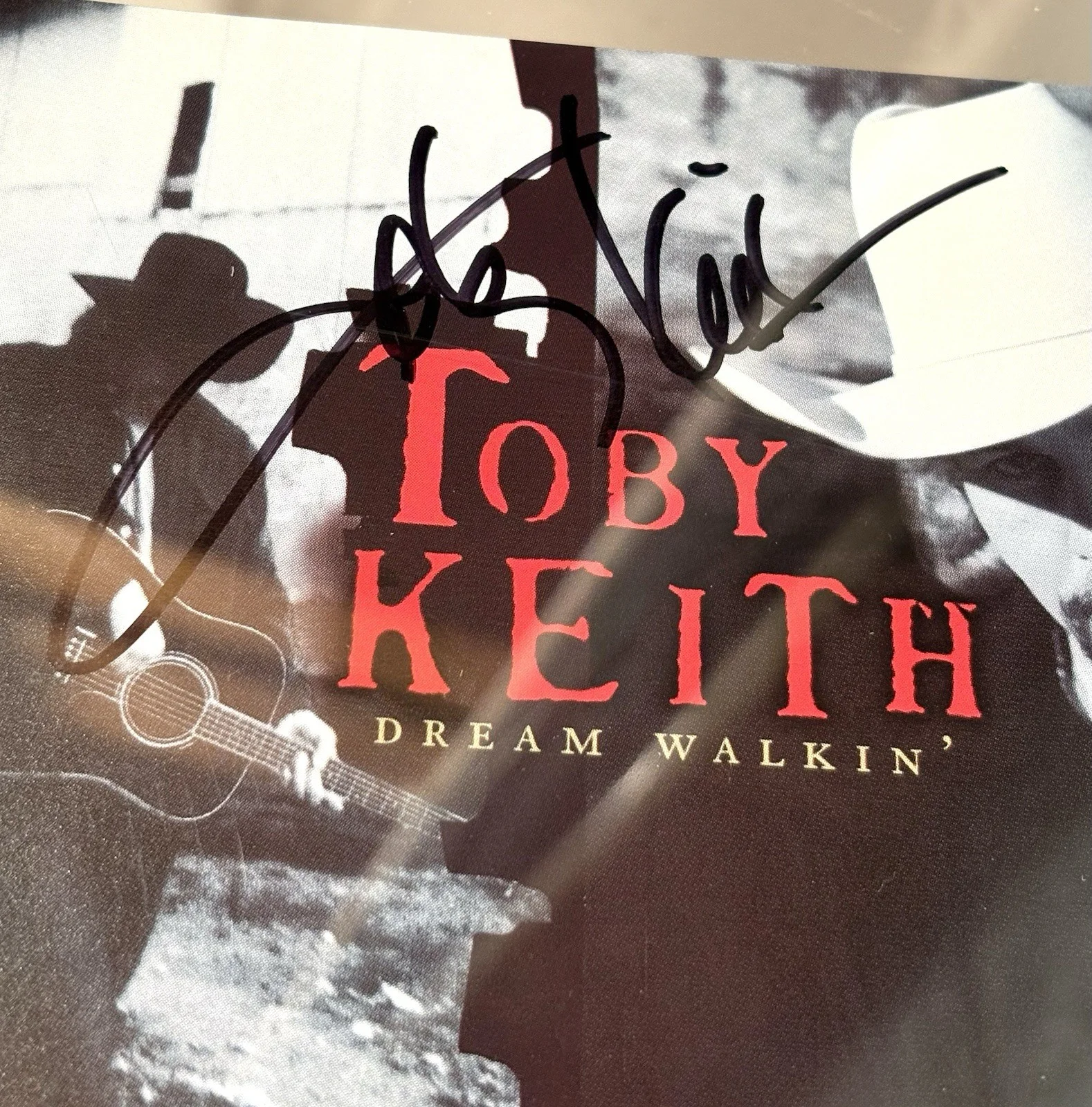 TOBY KEITH SIGNED PSA/DNA AUTHENTIC SLABBED CD Dream Walkin, image 2