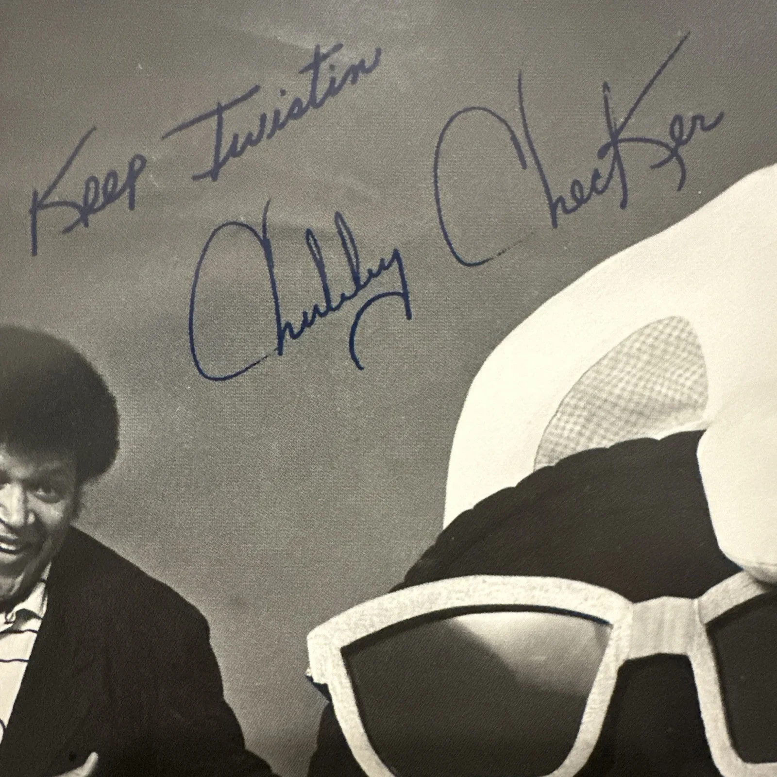 Chubby Checker - Signed Autographed Photo From Ny Gig, image 2
