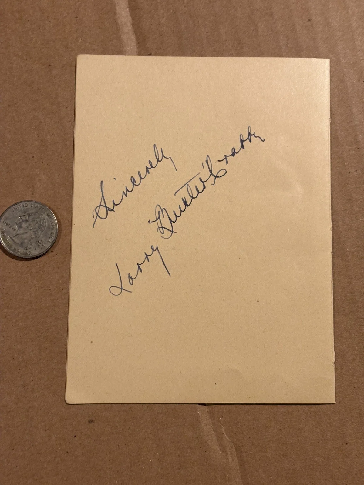 Buster Crabbe Very Rare Very Early Autographed Page From 1930s Flash Gordon Buck, image 2