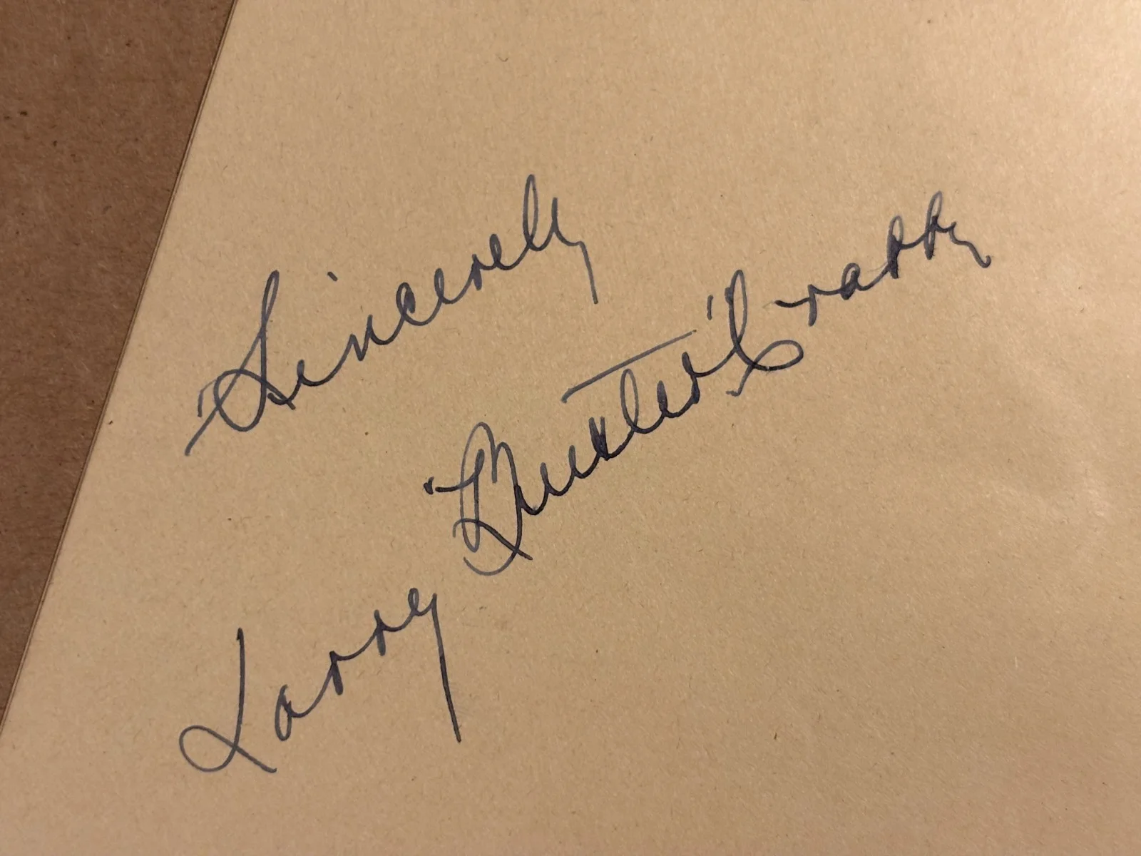 Buster Crabbe Very Rare Very Early Autographed Page From 1930s Flash Gordon Buck, image 3