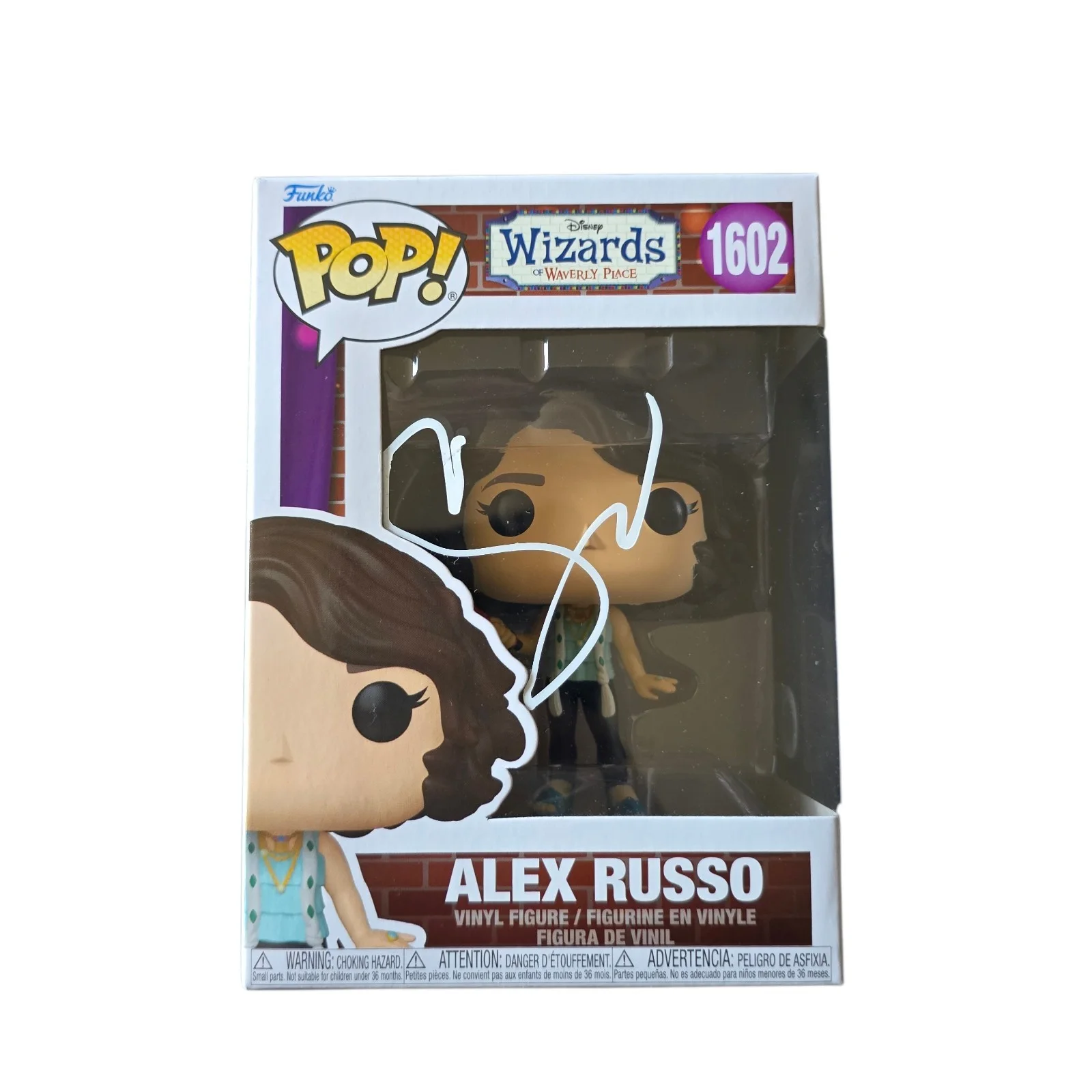 Selena Gomez — Selena Gomez Signed Alex Russo Funko 1602 Wizards Of Waverly Place SWAU COA RARE