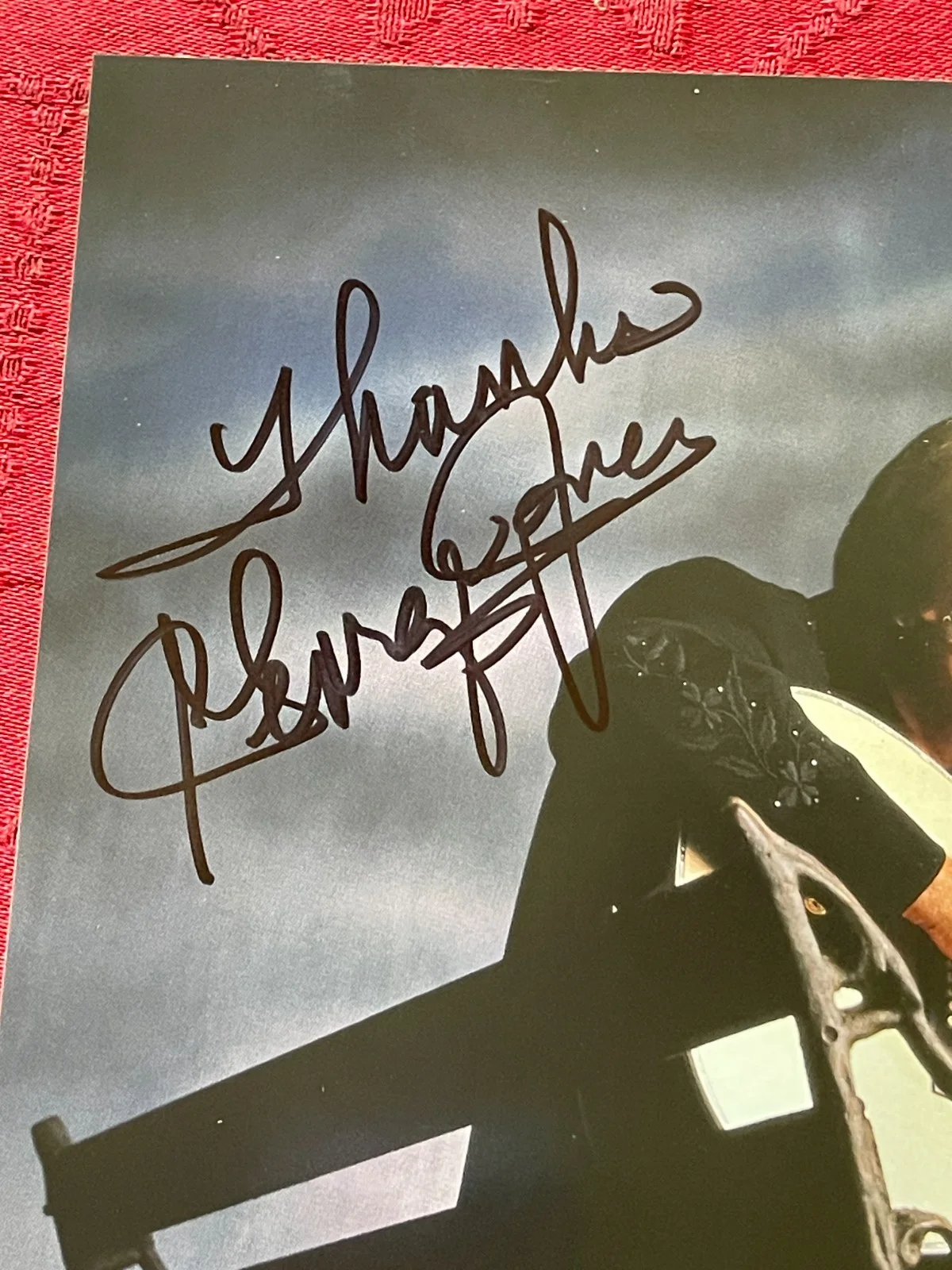 George Jones Autograph 8x10 Photo Country Music Legend Original, изображение 2