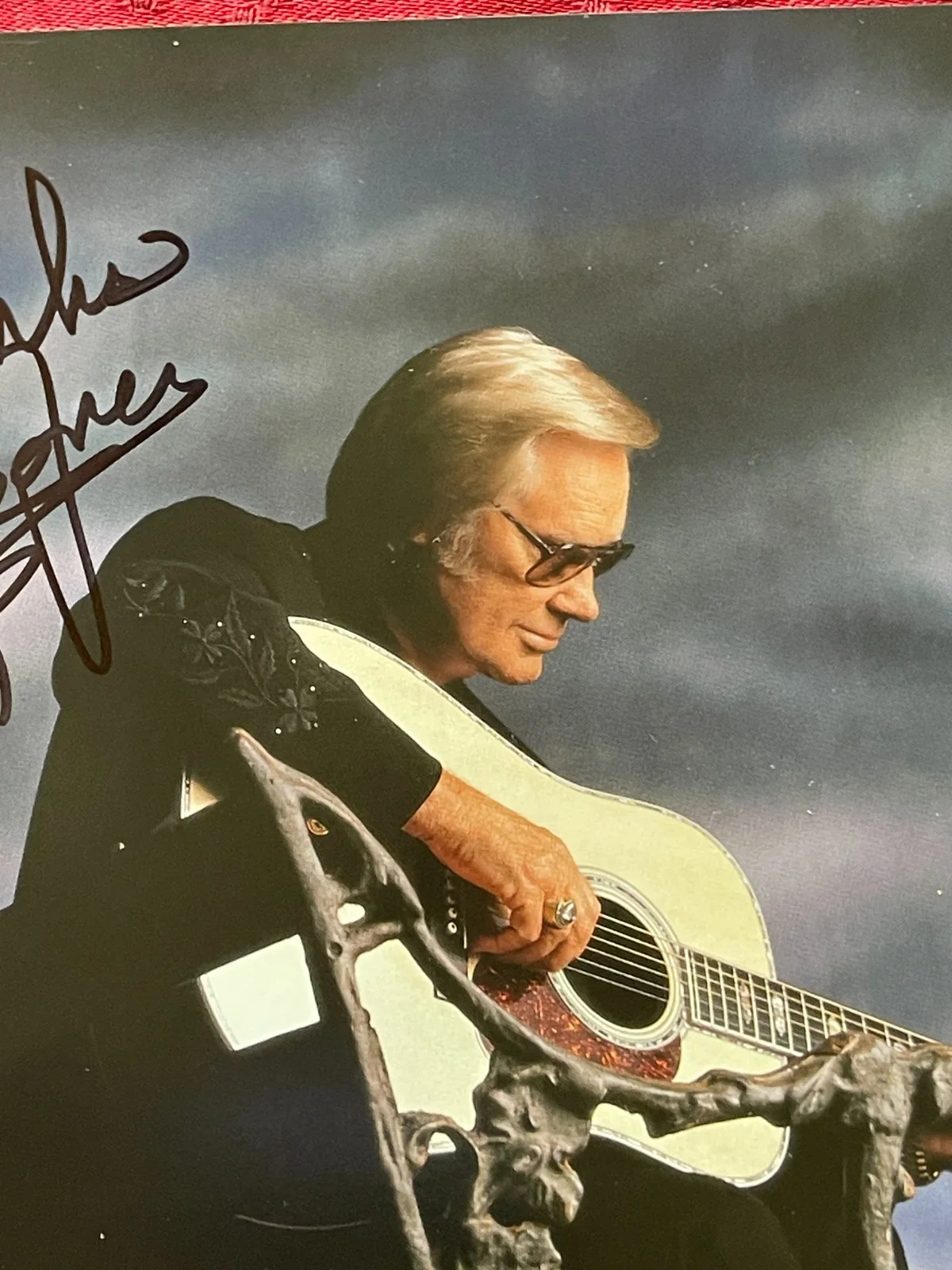 George Jones Autograph 8x10 Photo Country Music Legend Original, изображение 3