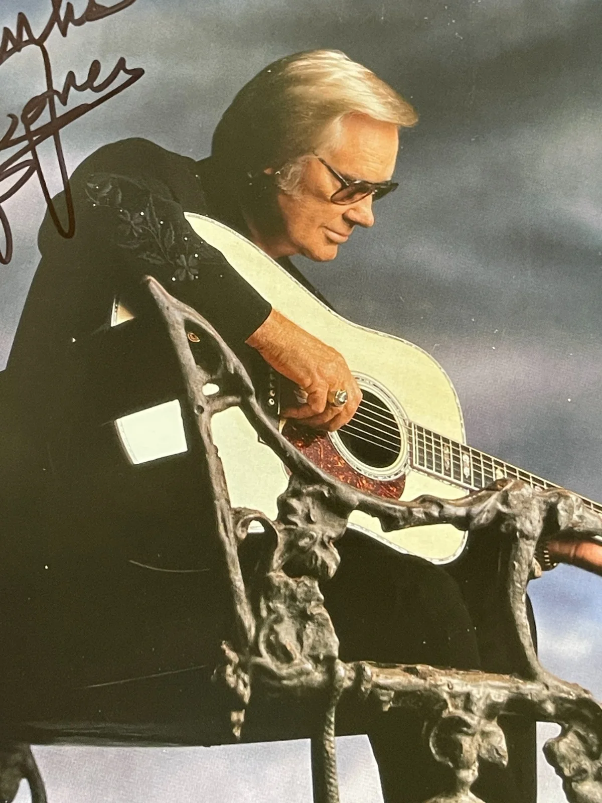 George Jones Autograph 8x10 Photo Country Music Legend Original, изображение 4