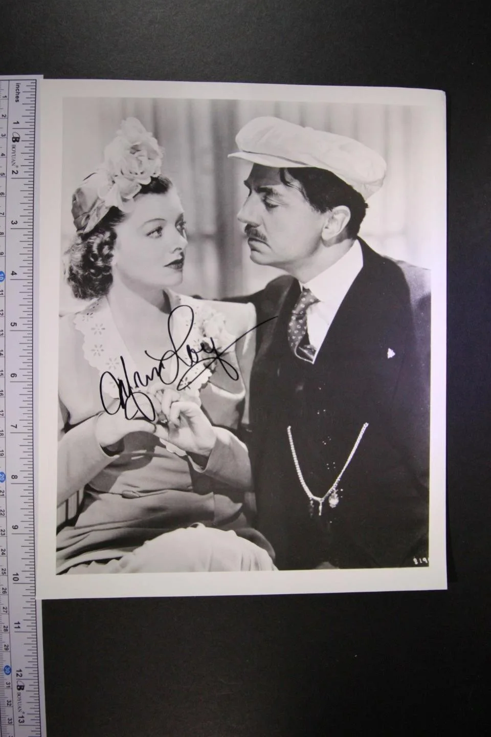 Myrna Loy — MYRNA LOY (1905-1993) (BEST YEARS OF OUR LIVES~THE THIN MAN) AUTOGRAPH PHOTO~