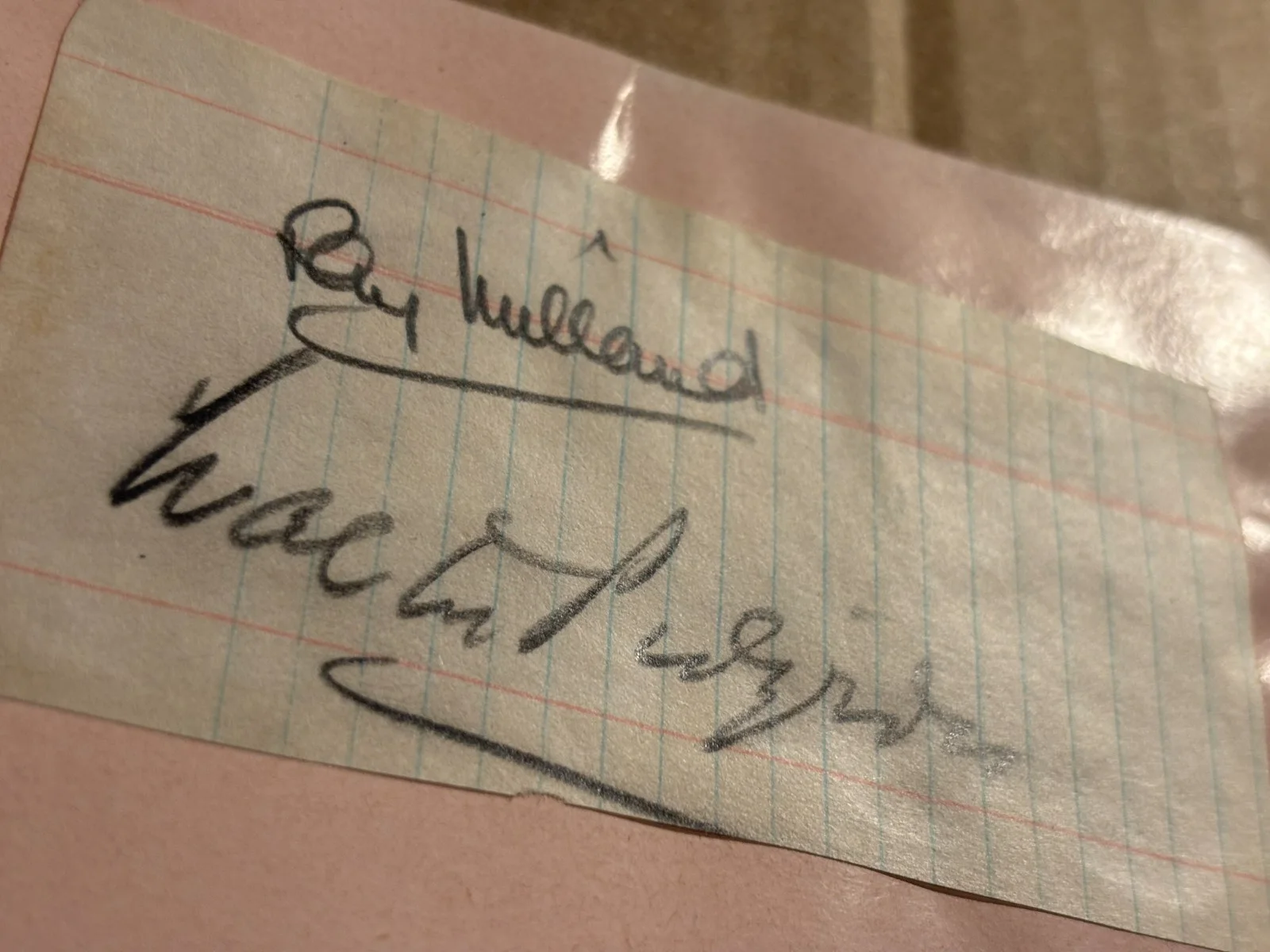 Walter Pidgeon & Rare Milland Rare 2x Autographed Page 40s Lost Weekend Miniver, image 4