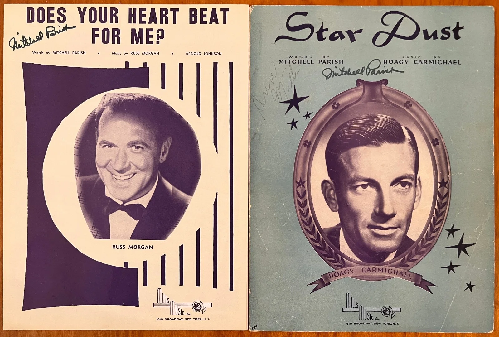 65 30s/40s/50s AUTOGRAPHED POP sheet music ALTER Tobias CAESAR Parish LAWRENCE++, image 4