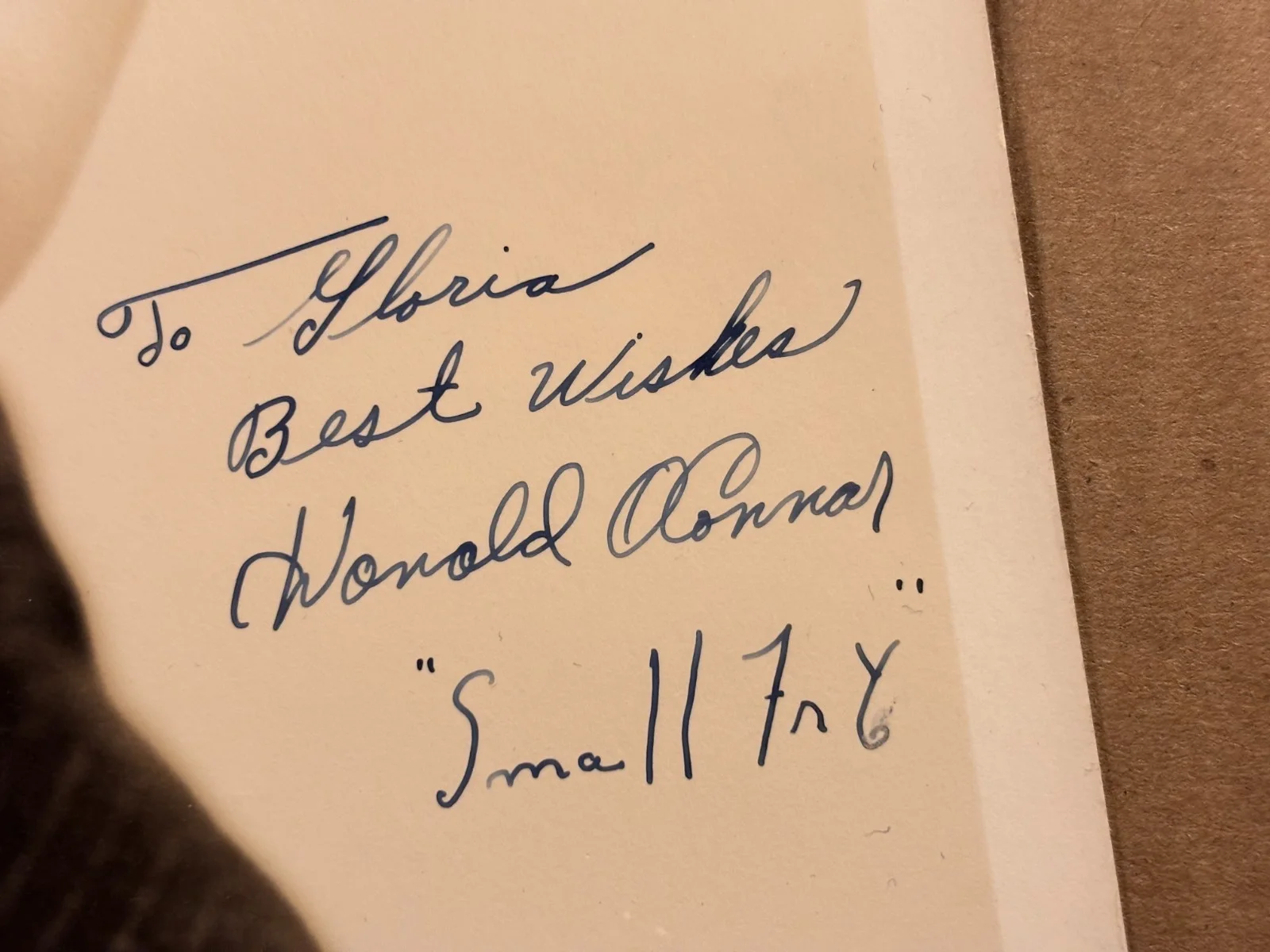 Donald O'Connor Great Rare Very Early Autographed 8/10 Photo '39 Death Champion, изображение 5