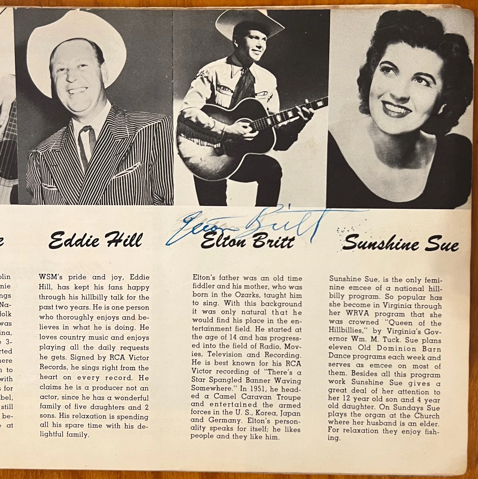 1955 AUTOGRAPHED COUNTRY MUSIC PICTURE ALBUM Cornucopia of Signatures!, изображение 5