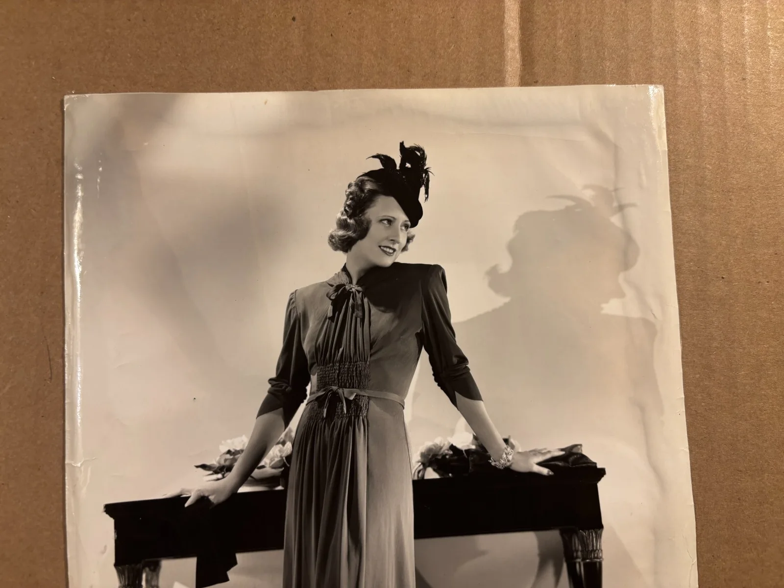 Irene Dunne Rare Early Autographed 7/9 Photo 1939 Love Affair GreatBachrachImage, изображение 2