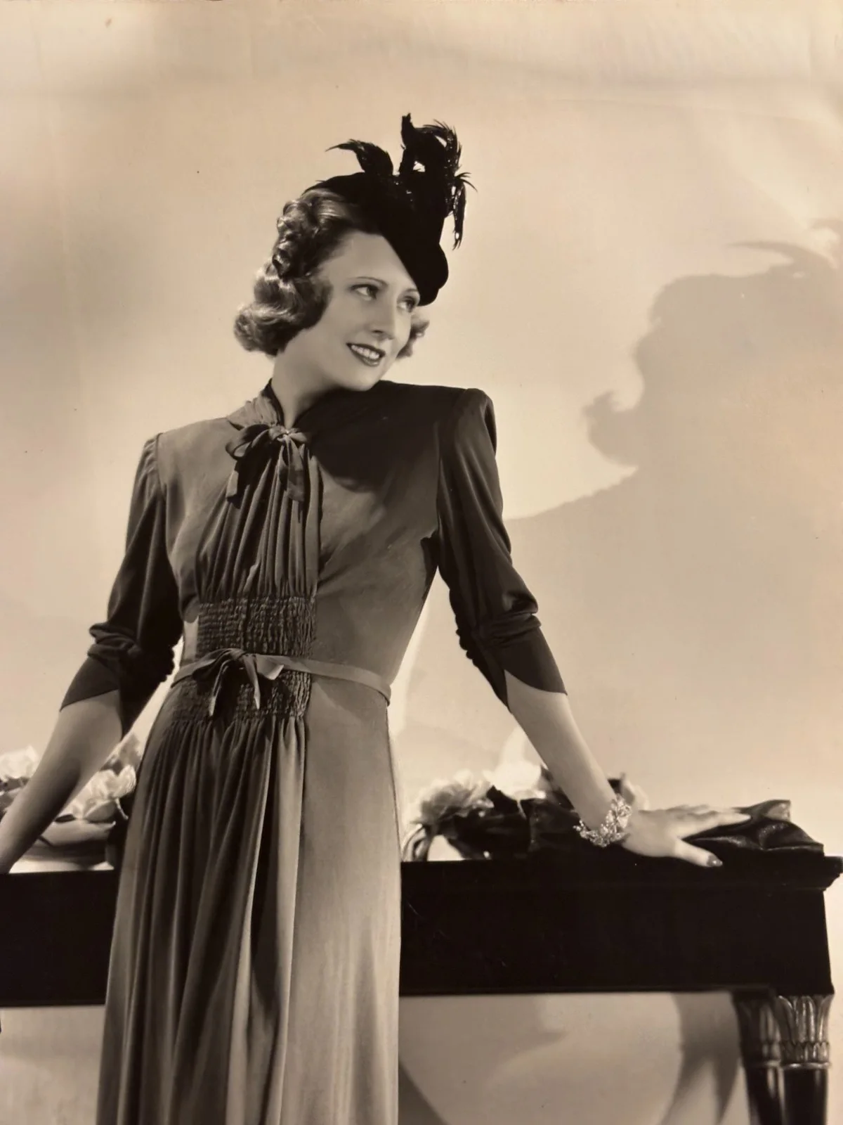 Irene Dunne Rare Early Autographed 7/9 Photo 1939 Love Affair GreatBachrachImage, изображение 4
