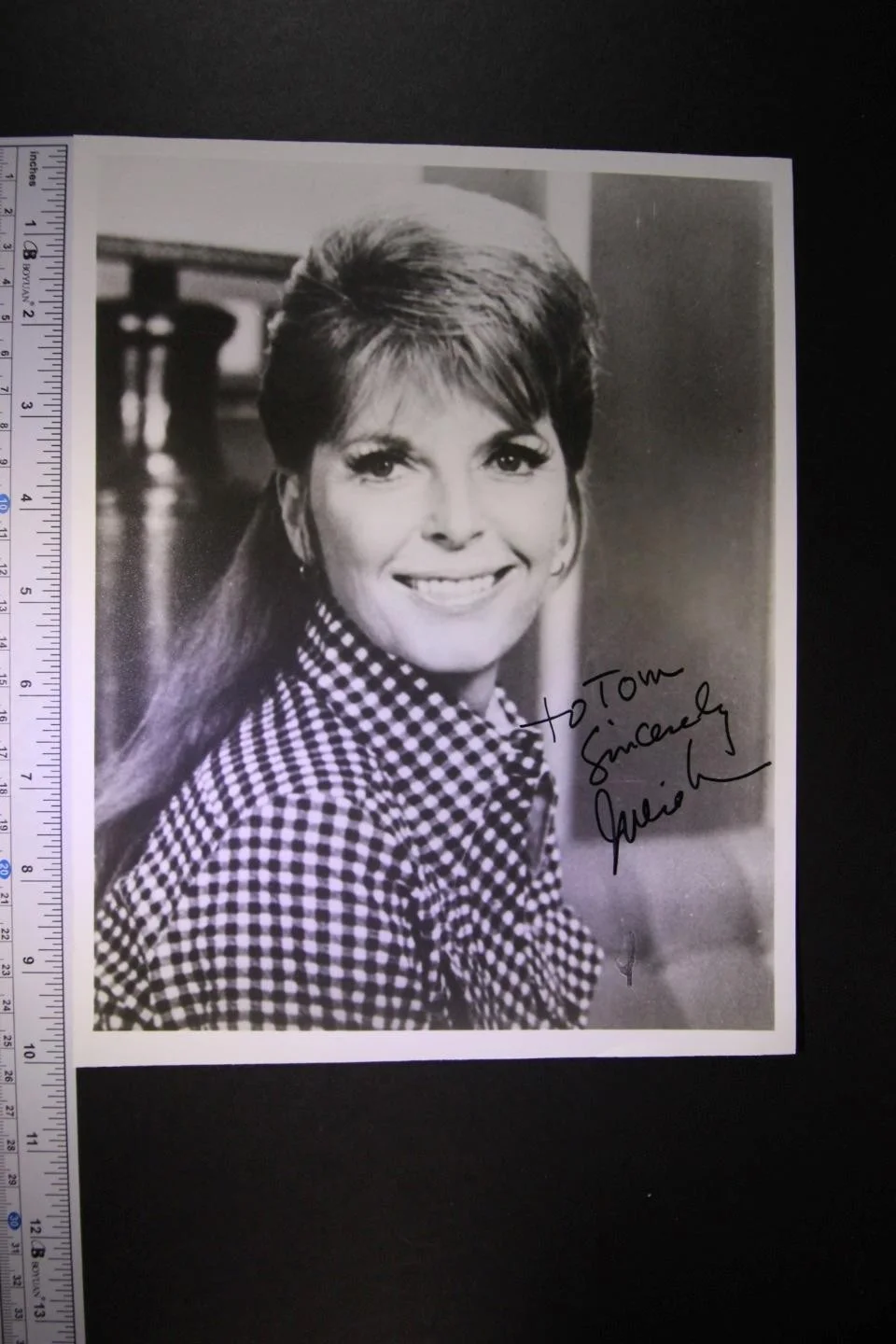 Julie London — Torch Singer~Actress JULIE LONDON (1926-2000) (EMERGENCY!) AUTOGRAPH PHOTO~