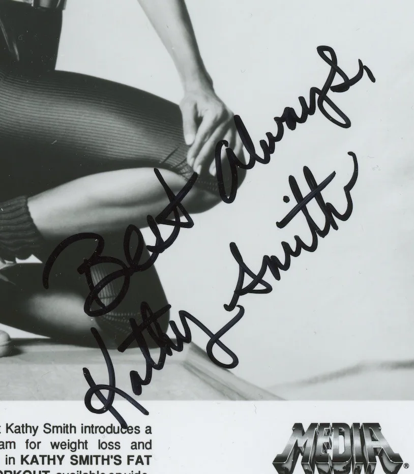 Kathy Smith Personal Trainer Autographed Signed 8x10 Photo AMCo COA, image 2