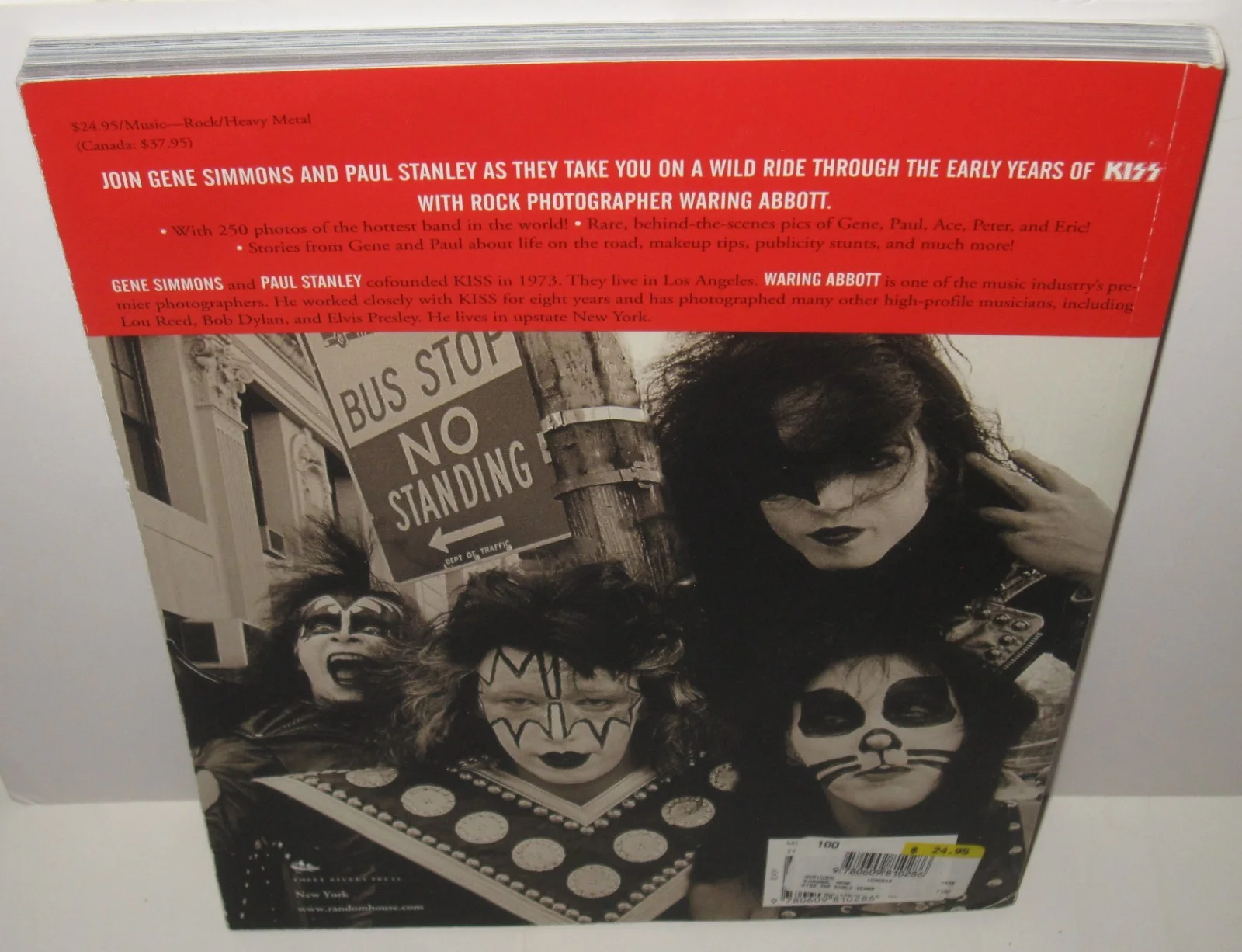 KISS SIGNED THE EARLY YEARS BOOK GENE SIMMONS ROCK AUTOGRAPH BECKETT LOA X4, изображение 5