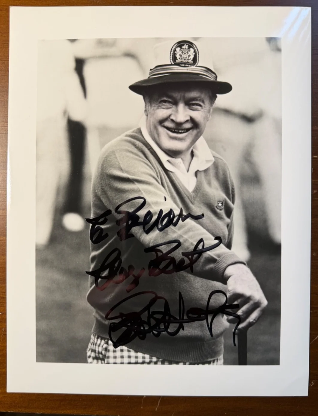 Bob Hope — Bob Hope Signed Autographed 8x10 Photo - Comedian Actor