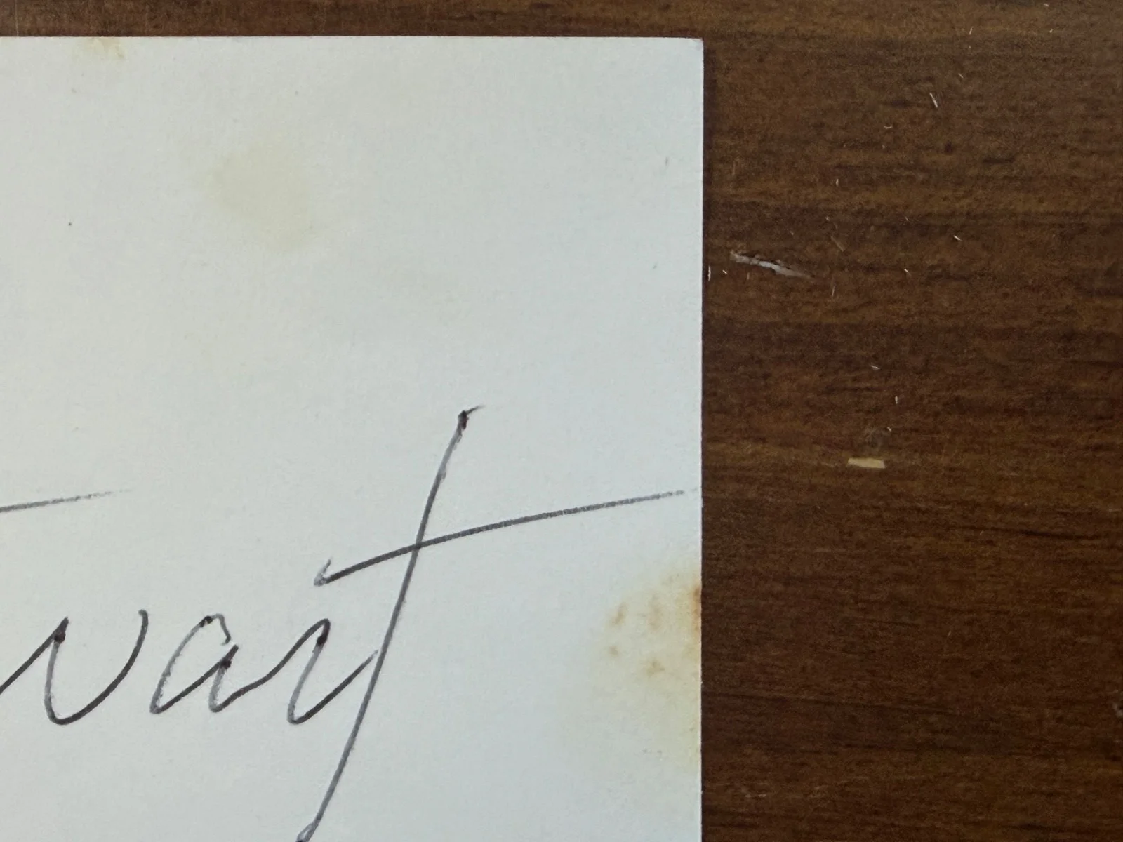 James Jimmy Stewart Hollywood TV Film Actor Autographed 3x5 Card, изображение 2