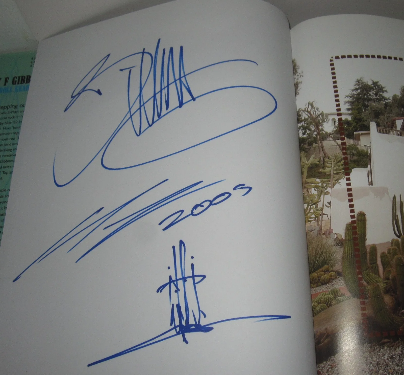BILLY GIBBONS SIGNED ROCK & ROLL GEARHEAD BOOK ZZ TOP CLASSIC ROCK AUTOGRAPH, image 3