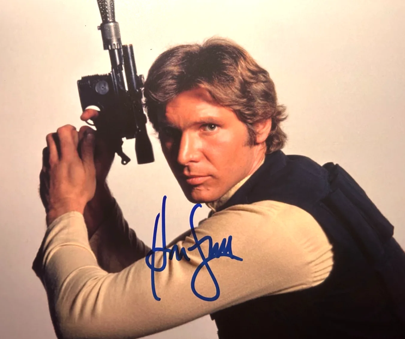 Harrison Ford — HARRISON FORD Signed: HAN SOLO 8x10" Authentic Original Autograph w/COA, image 3